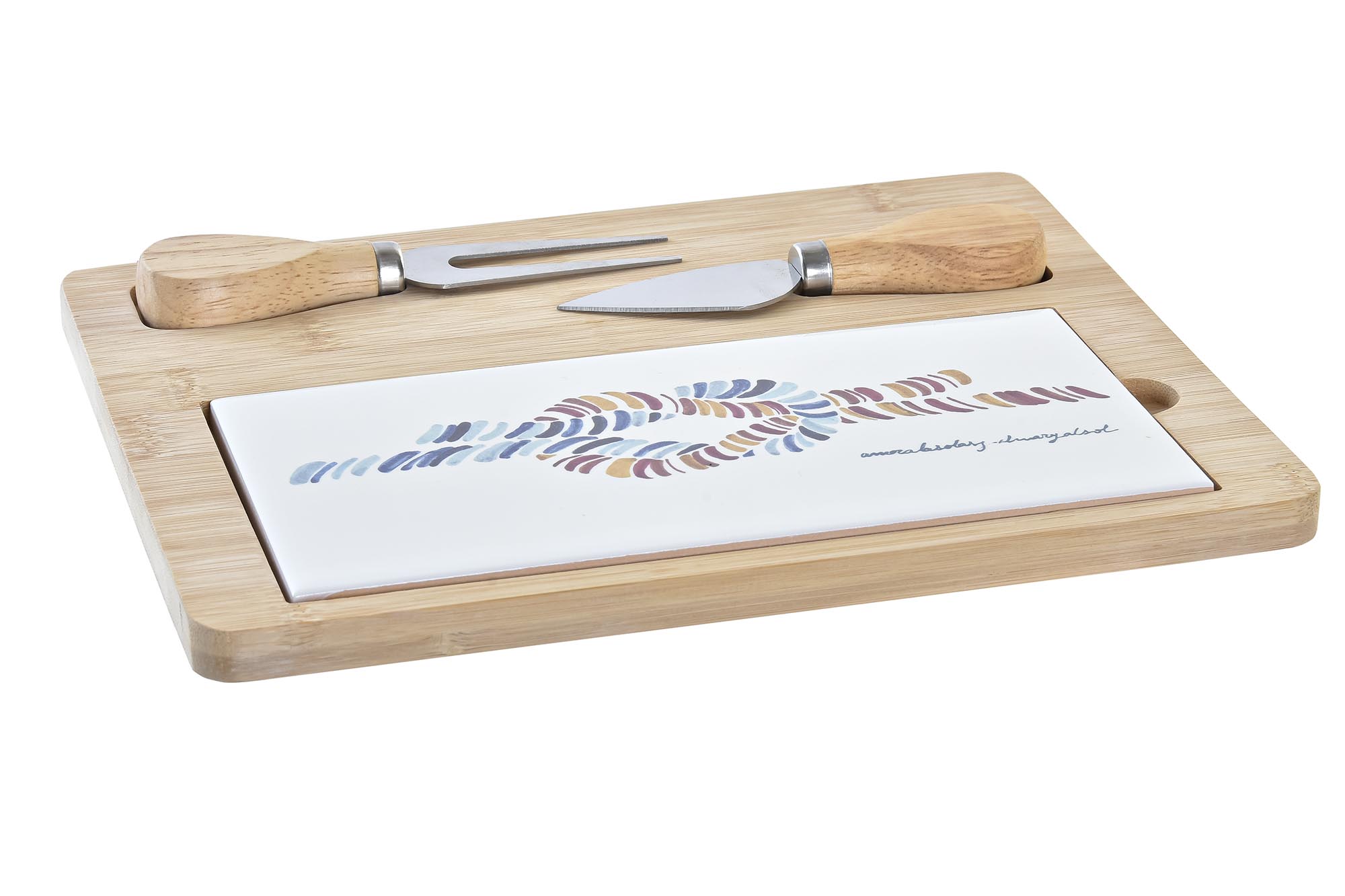 TABLA APERITIVO SET 4 BAMBU 24,5X20X1,2 SALITRE