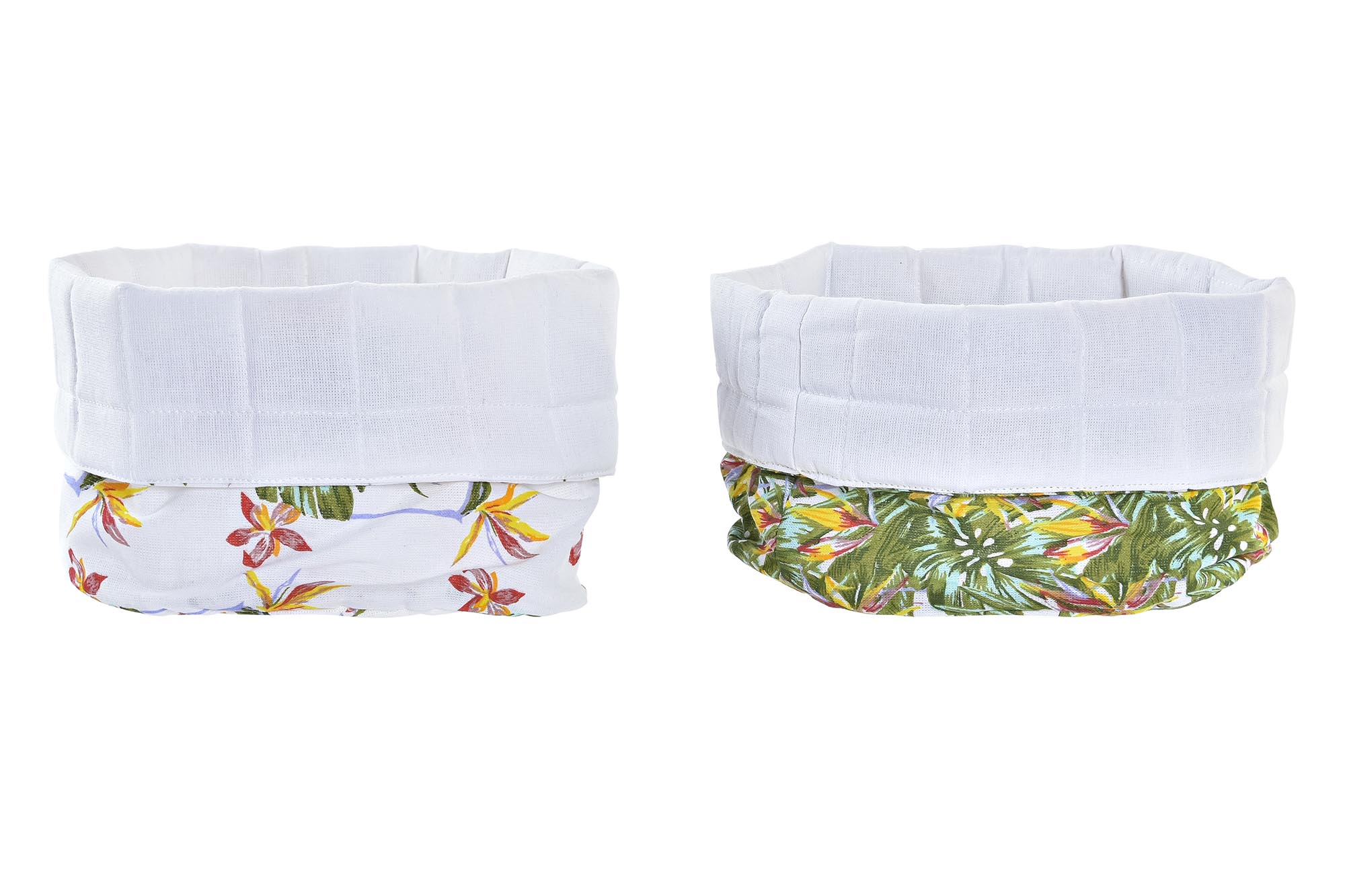 CESTA ALGODON 16X16X10 TROPIC GARDEN 2 SURT.