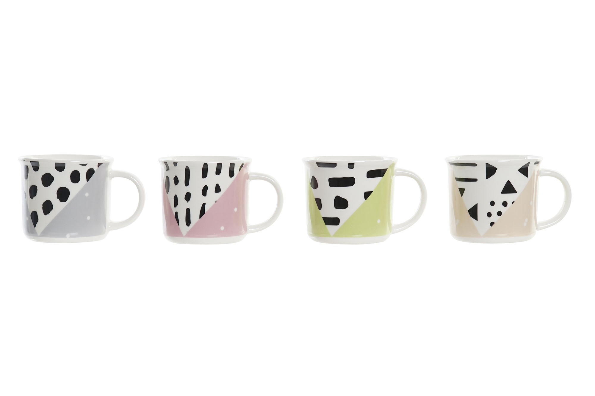 MUG GRES 12X9X8 310ML, 4 SURT.