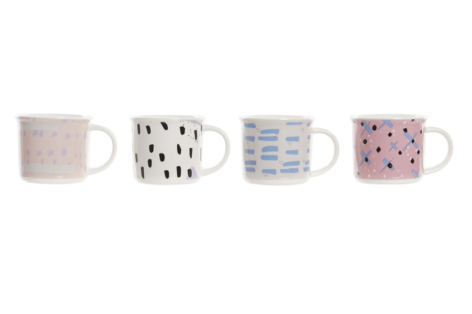MUG GRES 12X8,5X8 310ML, 4 SURT.