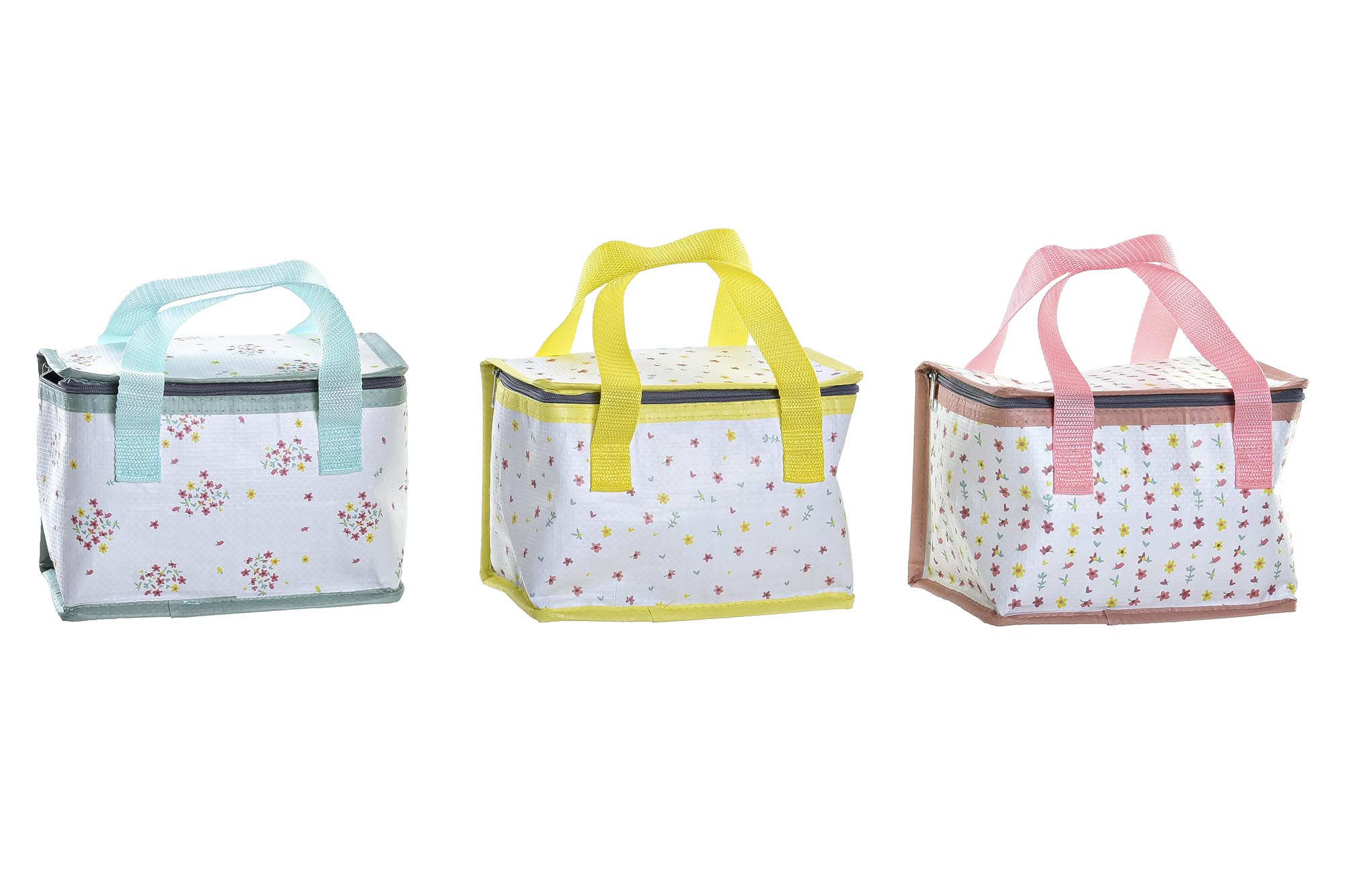 BOLSA TERMICA PP NYLON 21X14X13 VICHY 3 SURT.