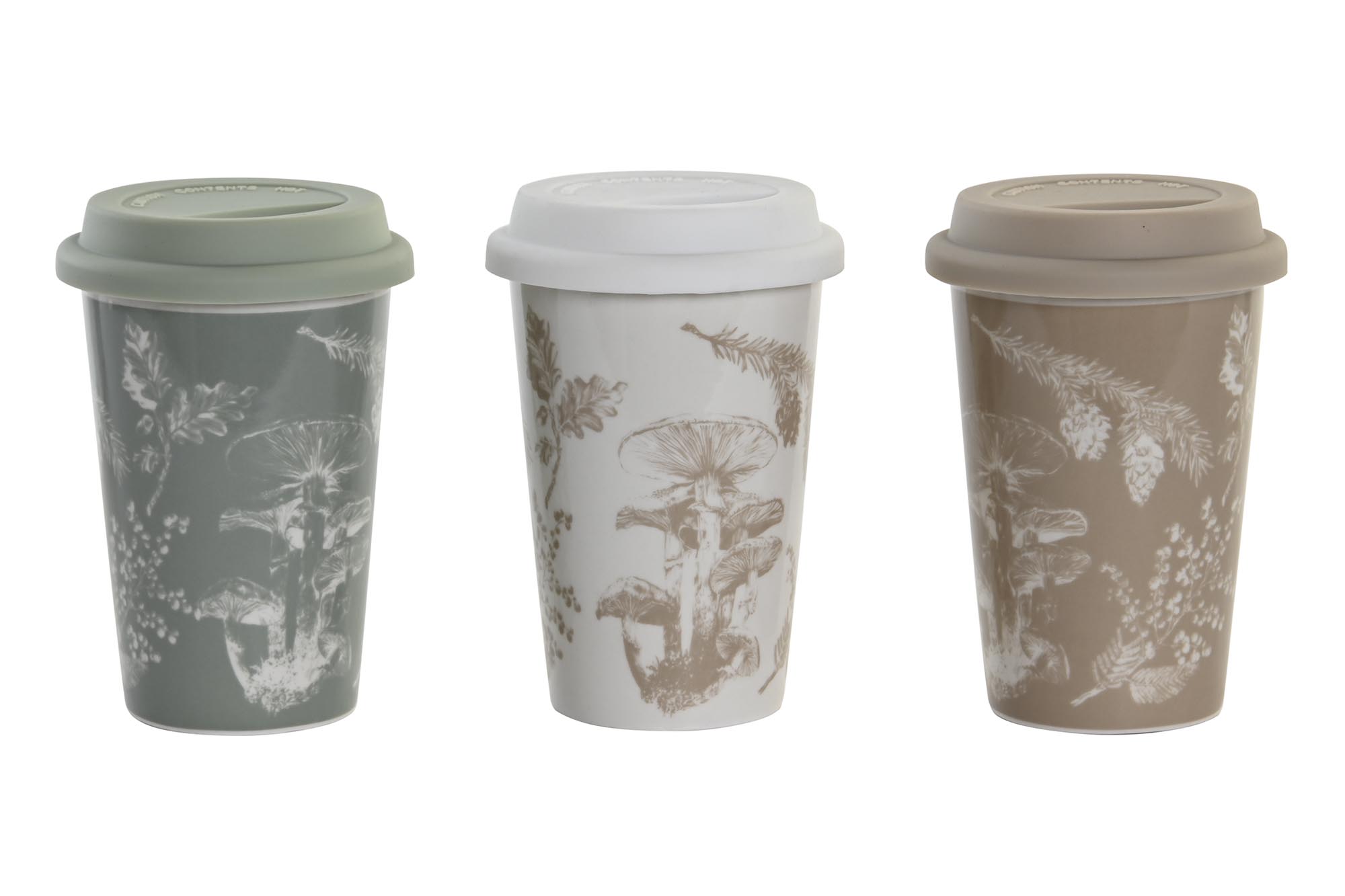 MUG PORCELANA SILICONA 10X10X14 400 ML, 3 SURT.