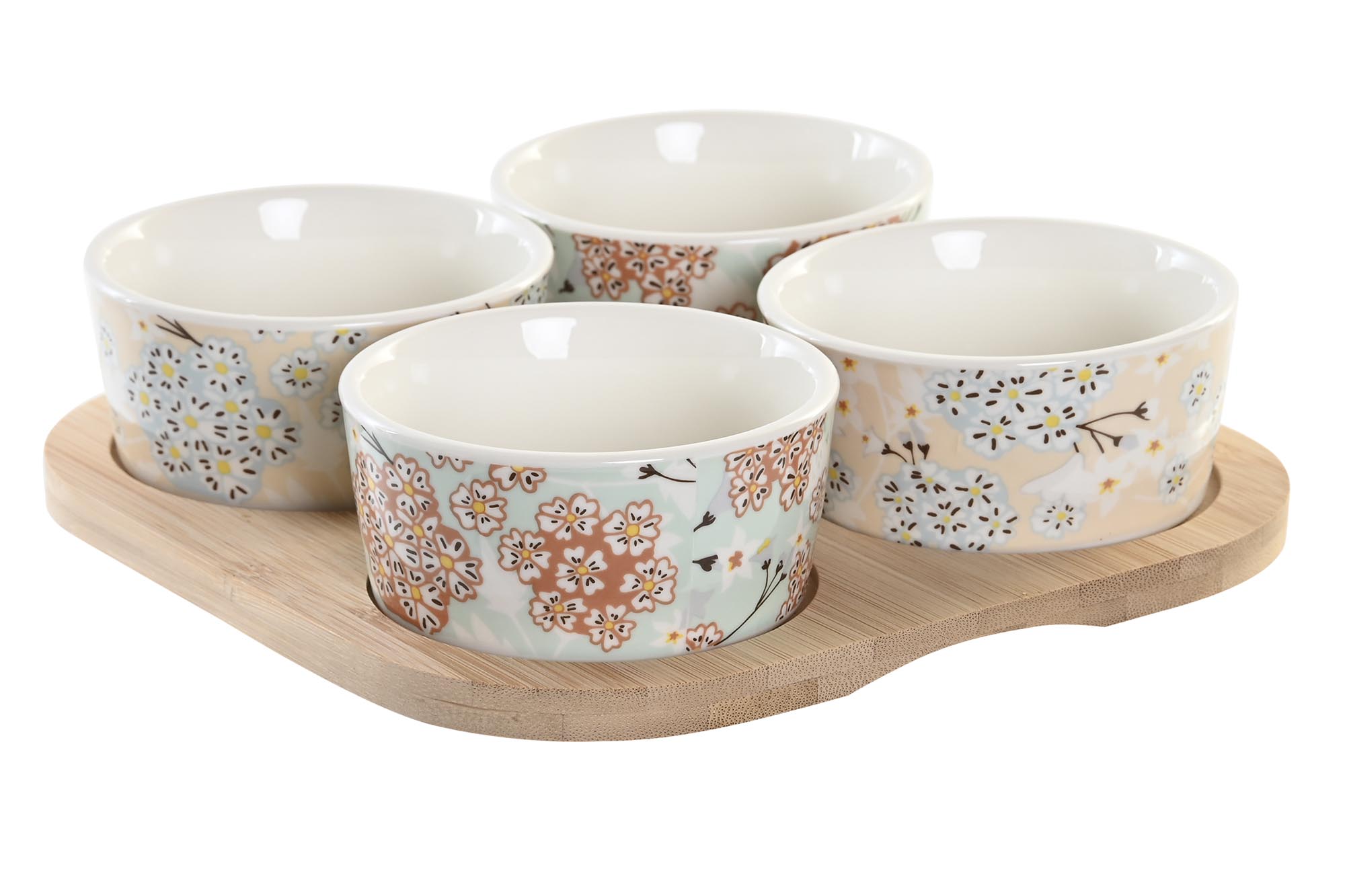 APERITIVO SET 5 GRES BAMBU 19,7X19,7X1 VERDE