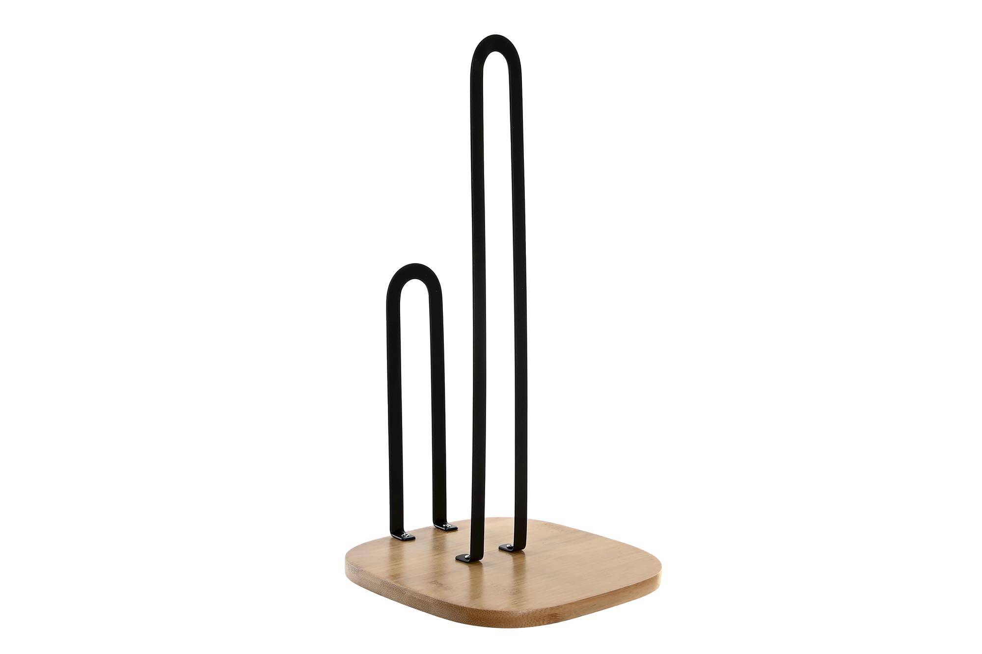 PORTARROLLOS ACERO BAMBU 16X16X31,3 NEGRO