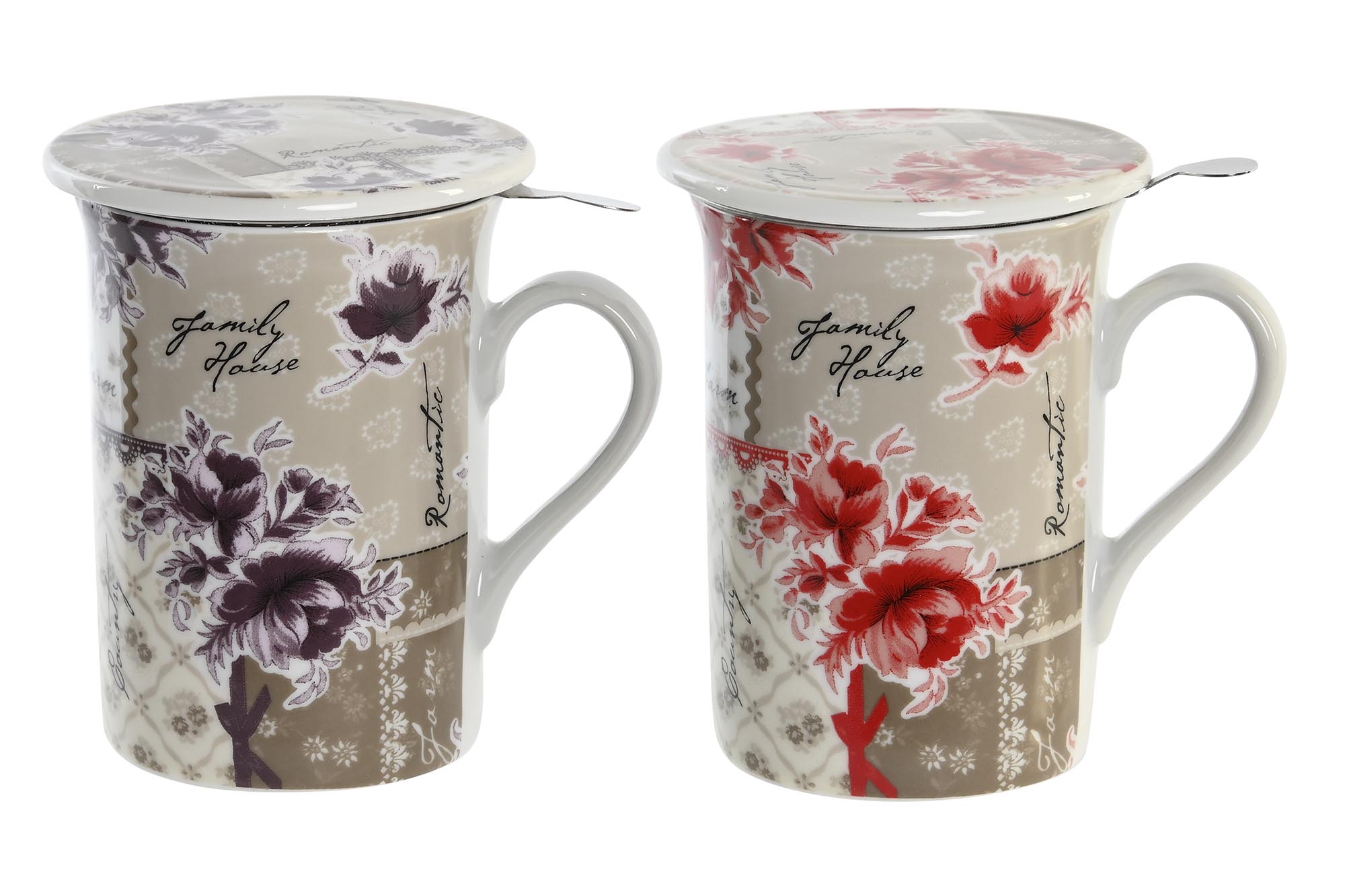 MUG INFUSIONES PORCELANA 11X8,5X11 280ML CLASICO 2