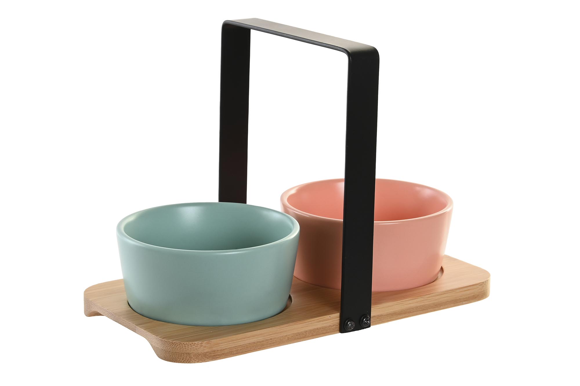APERITIVO SET 3 BAMBU PORCELANA 20X10,5X14