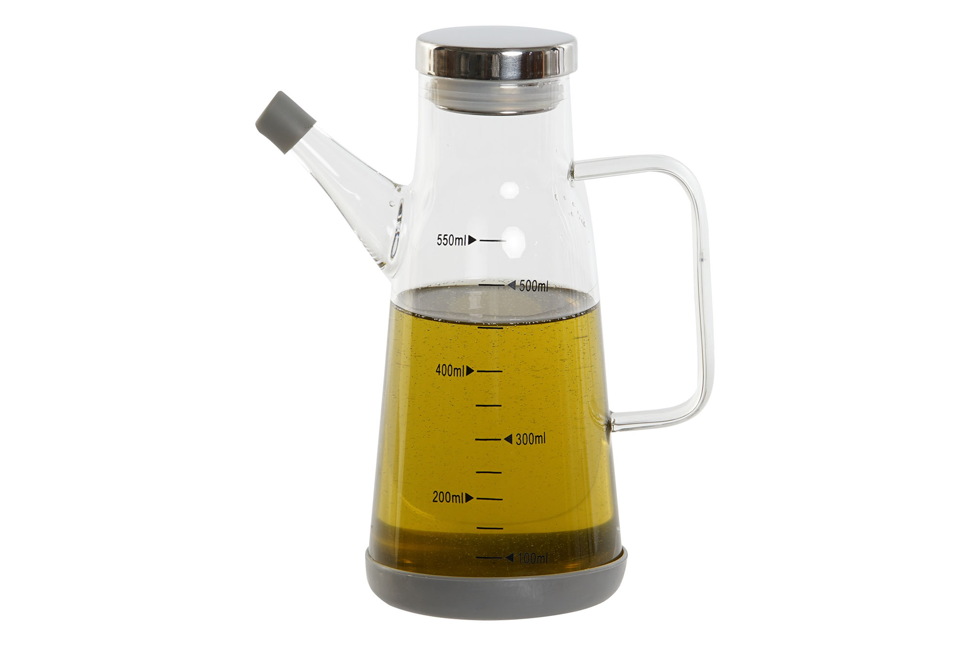 ACEITERA BOROSILICATO INOX 15X9X19,6 550ML