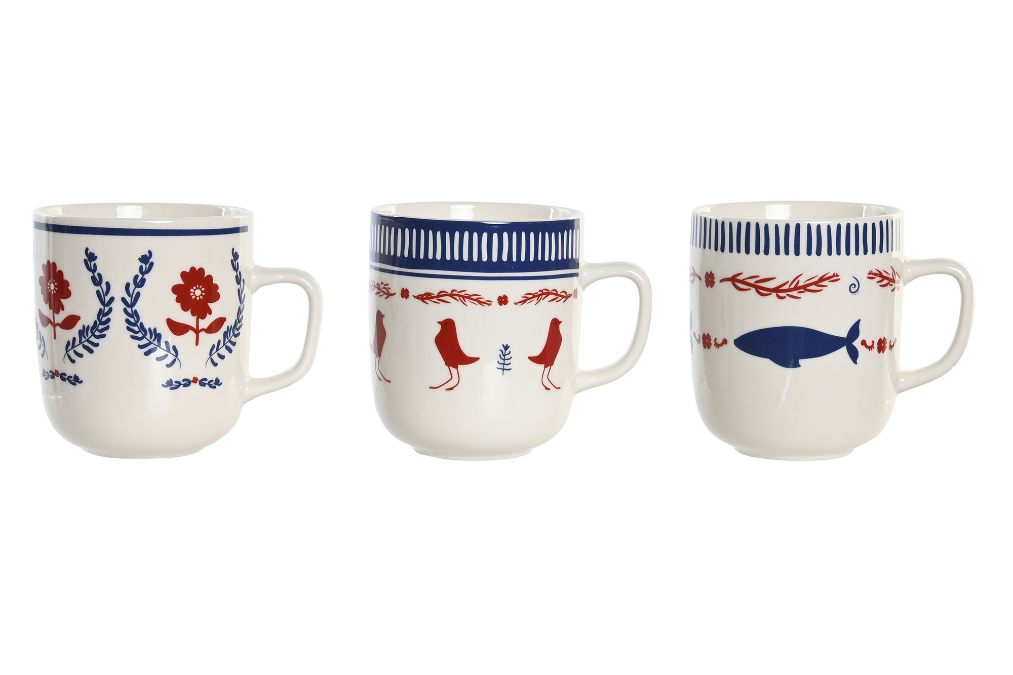 MUG PORCELANA 11,5X8,5X10 380ML, 3 SURT.