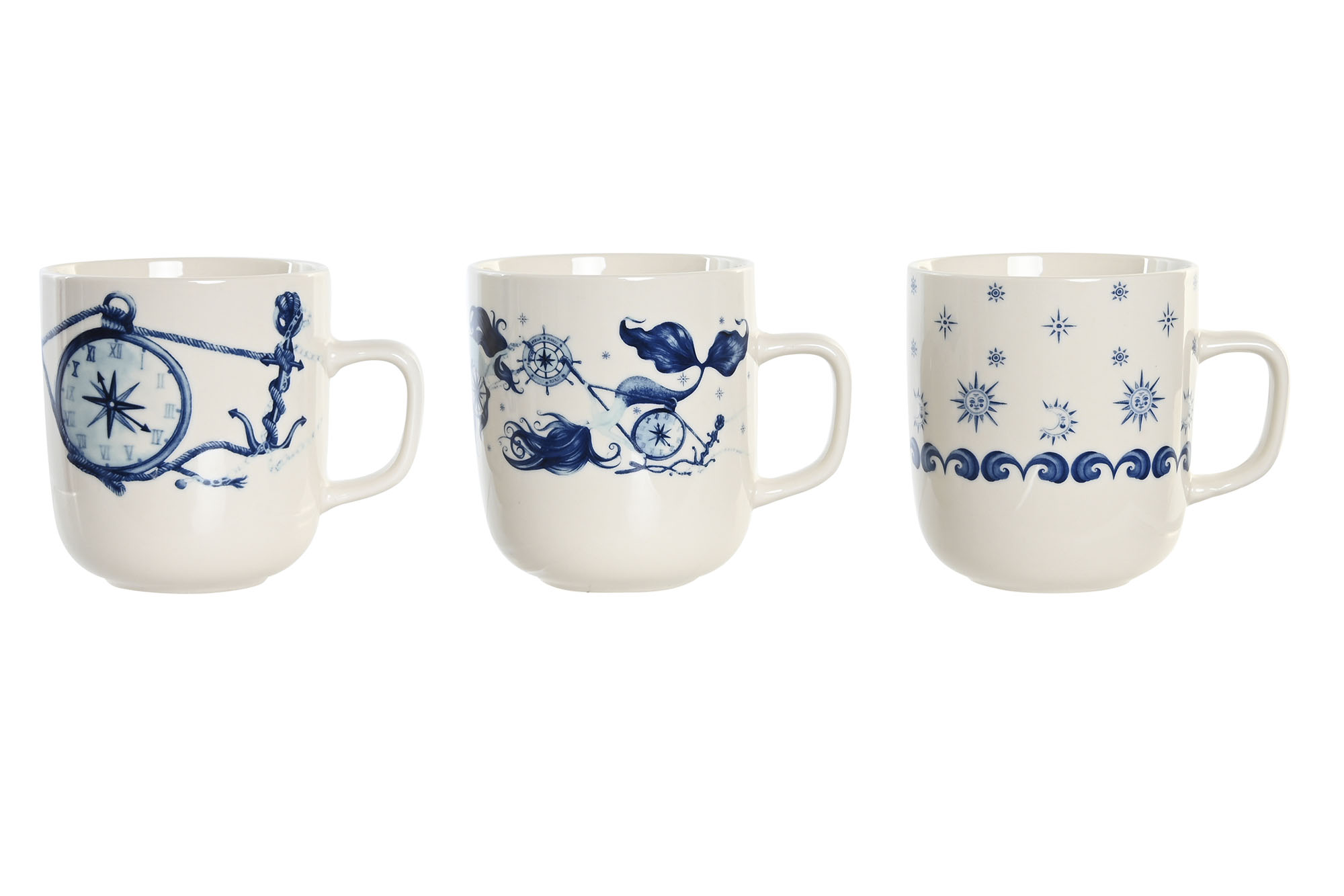 MUG PORCELANA 11,5X8,5X10 380ML, 3 SURT.