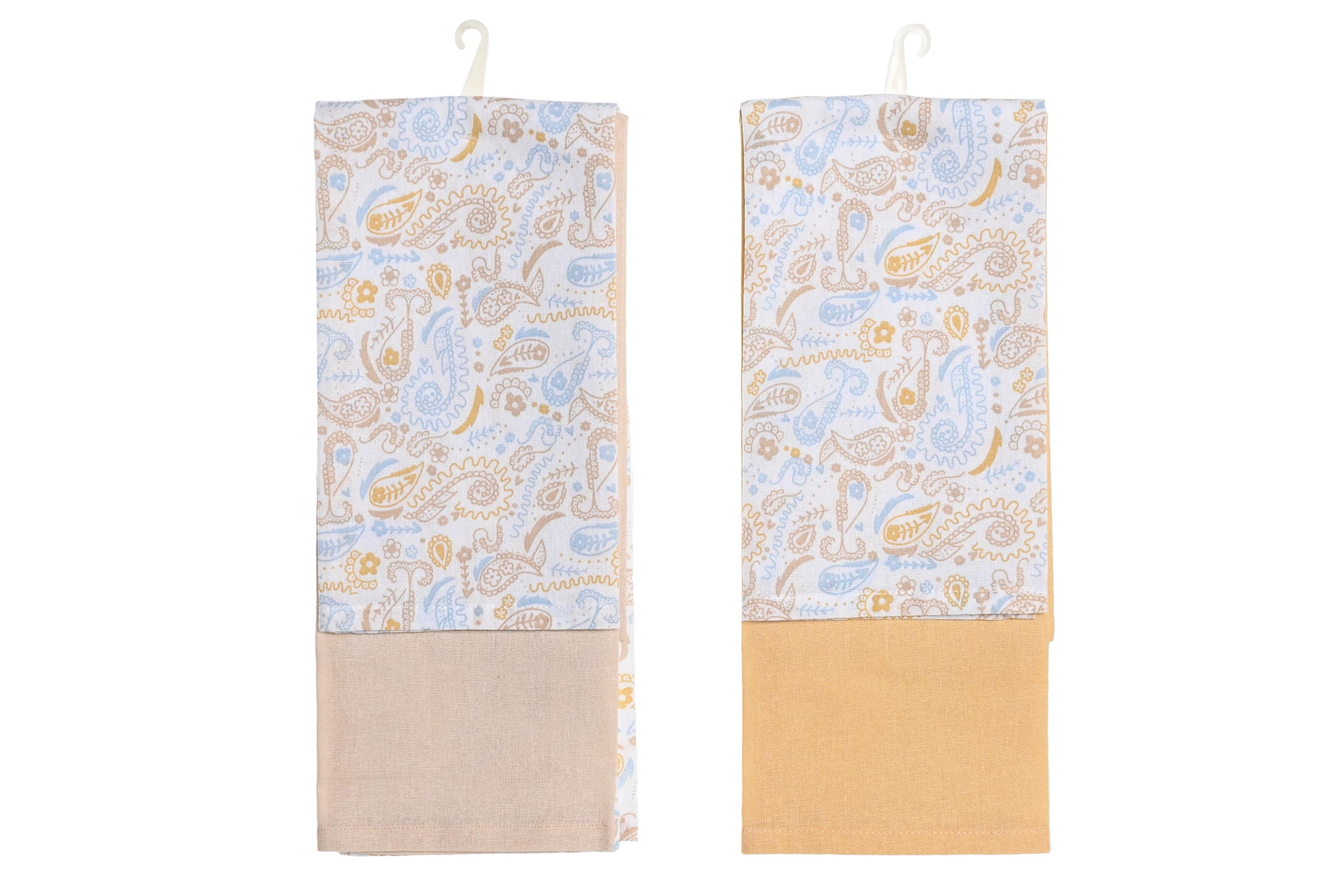 PAÑO SET 2 ALGODON 60X40X0,5 180GSM 2 SURT.