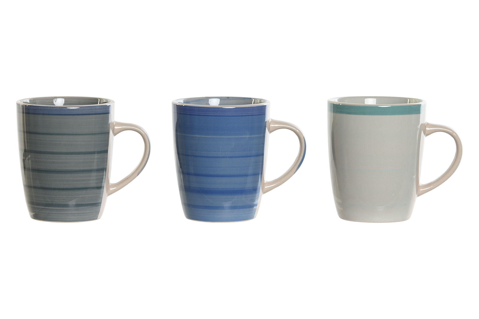 MUG GRES 12,5X8,5X11 360 ML 3 SURT.