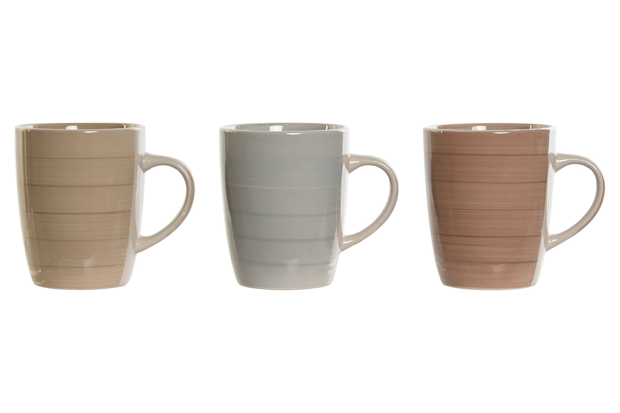 MUG GRES 12,5X8,5X11 360 ML, 3 SURT.