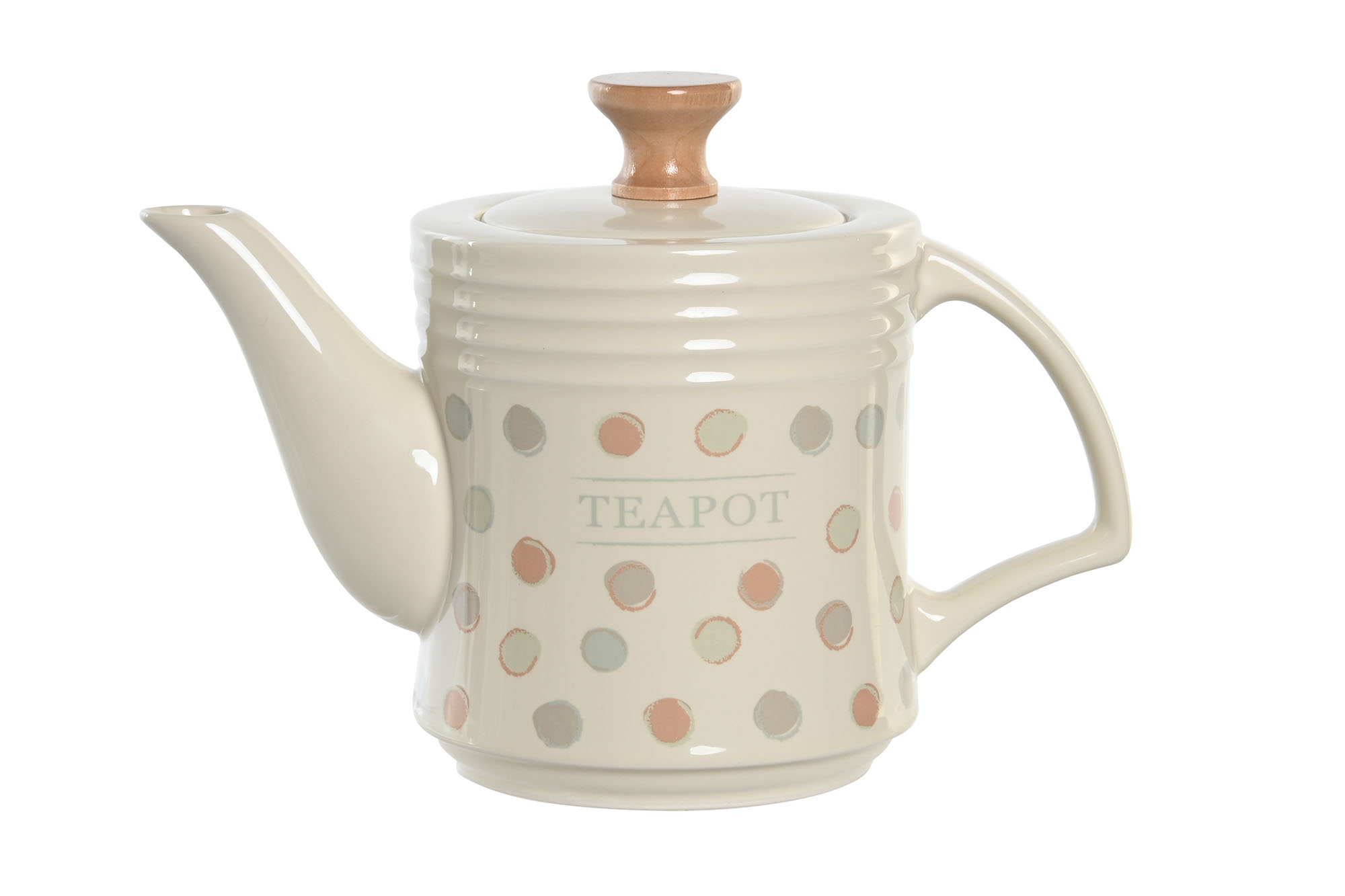 TETERA GRES 22,5X12X16,5 1L TOPITOS BEIGE