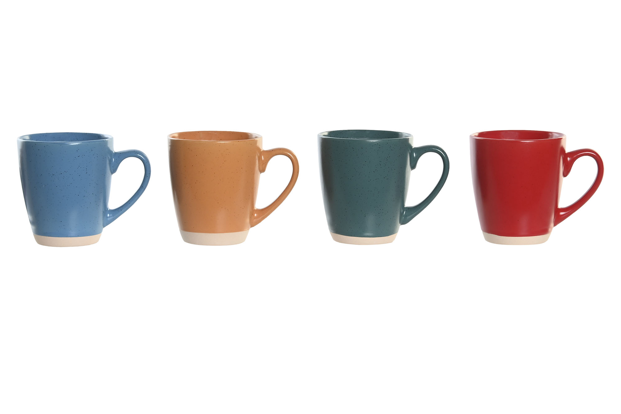 MUG GRES 11X7,8X8,5 240ML, JASPEADO 4 SURT.