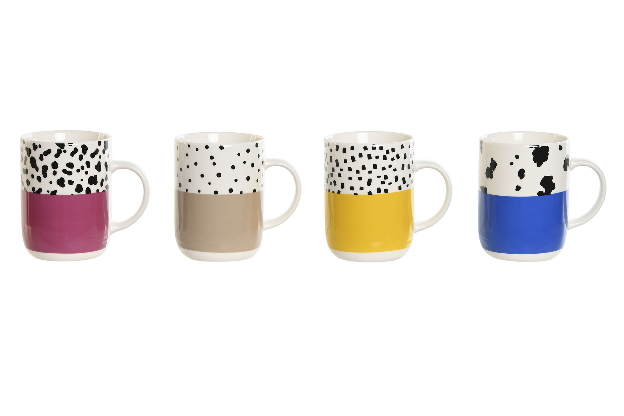 MUG PORCELANA 11X8X10 380ML, ANIMAL 4 SURT.