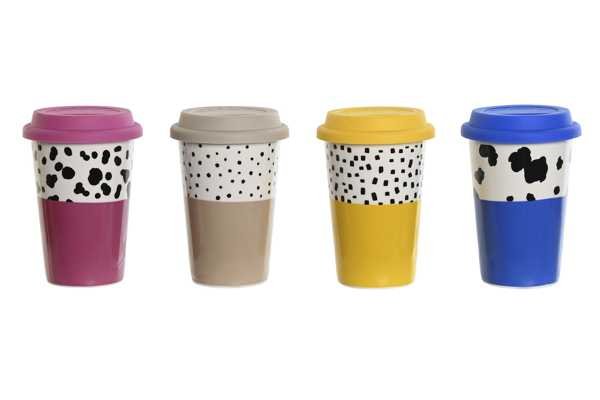 MUG PORCELANA 10X10X14 400 ML, ANIMAL 4 SURT.