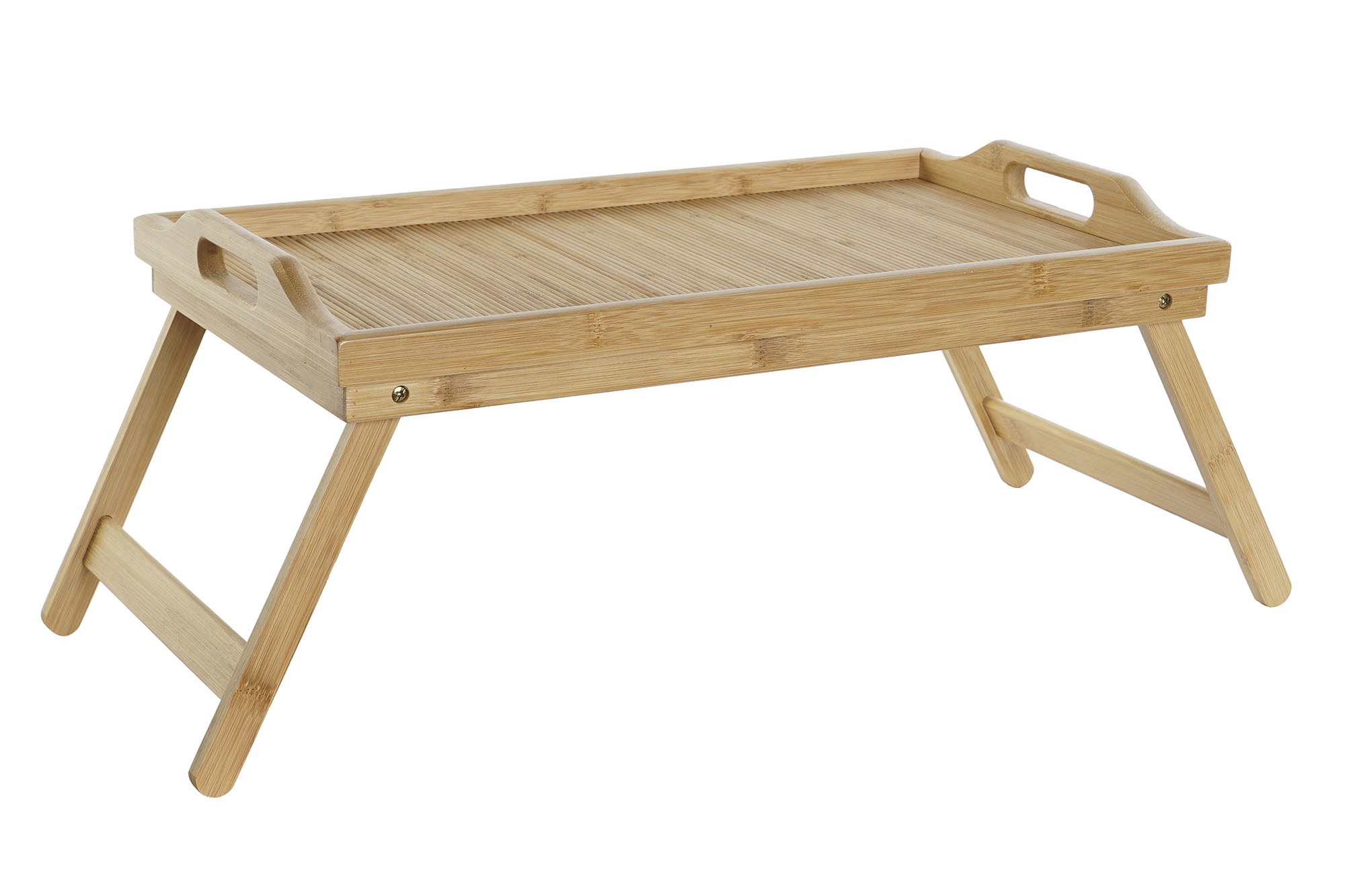 BANDEJA BAMBU 64X30X24 PATAS NATURAL