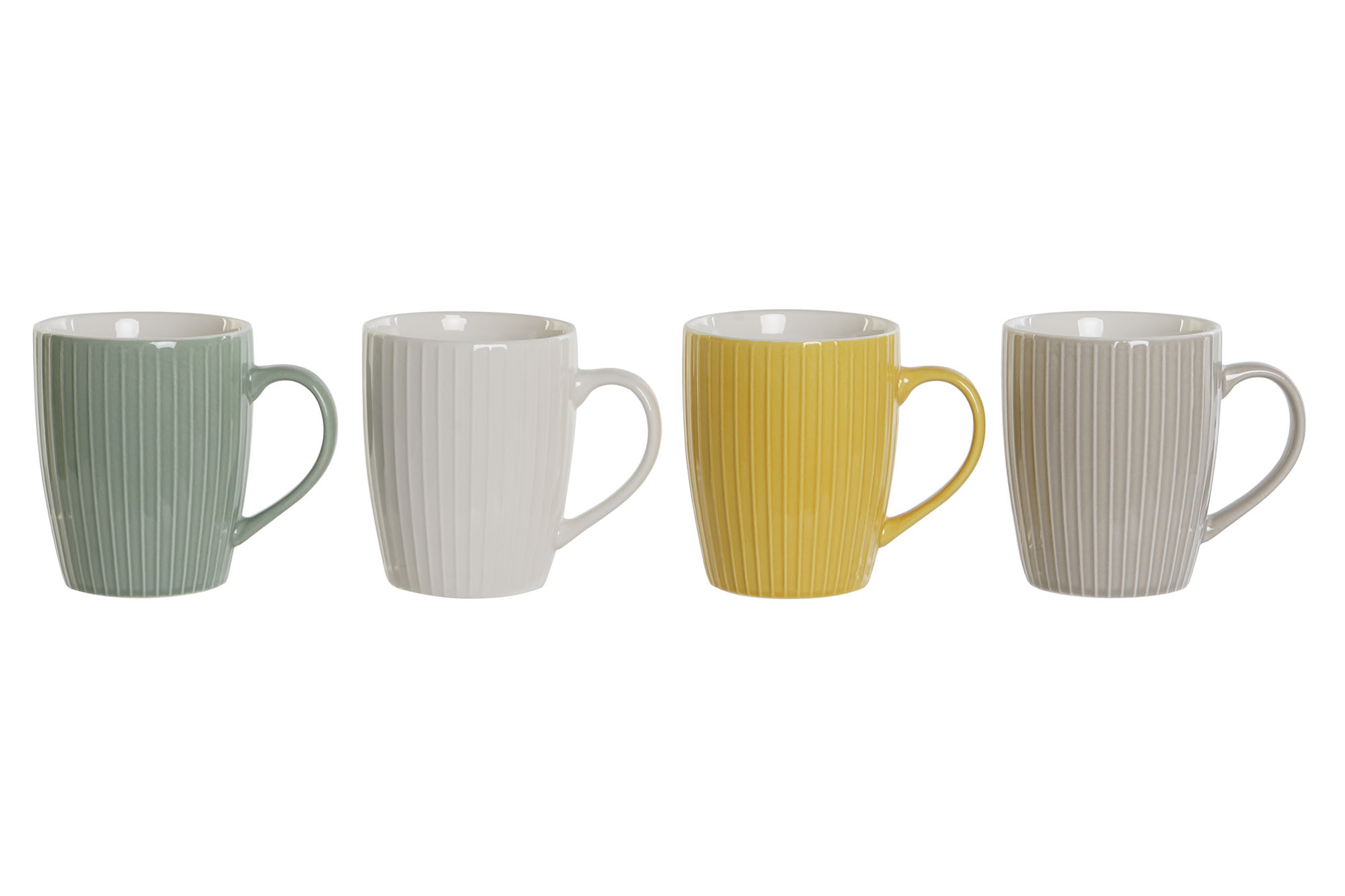 MUG PORCELANA 11,5X8,3X10,5 340ML COFFEE 4 SURT.