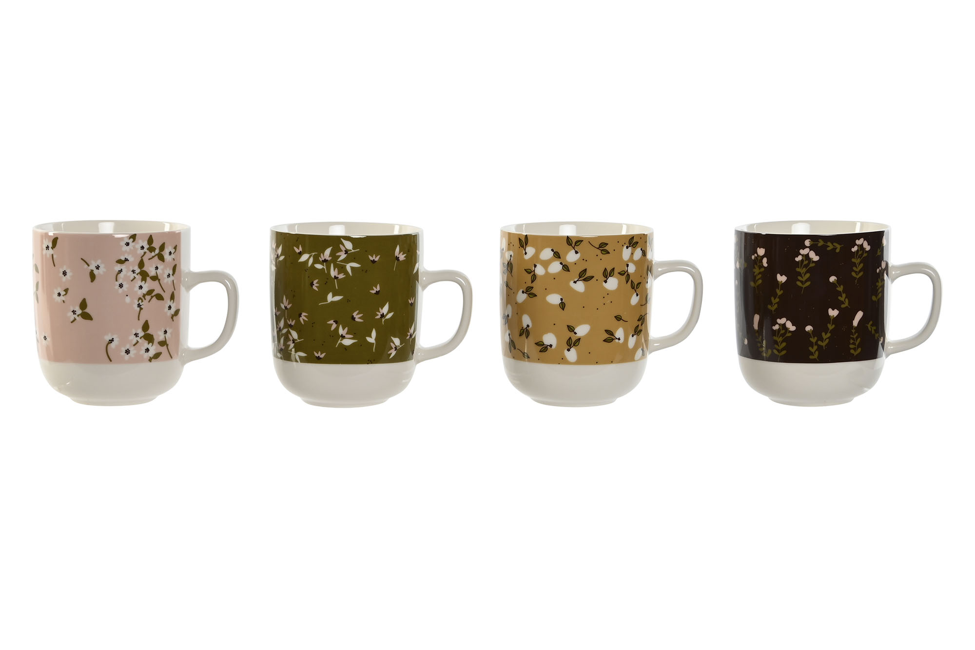MUG PORCELANA 12X8,5X10 380ML, 4 SURT.