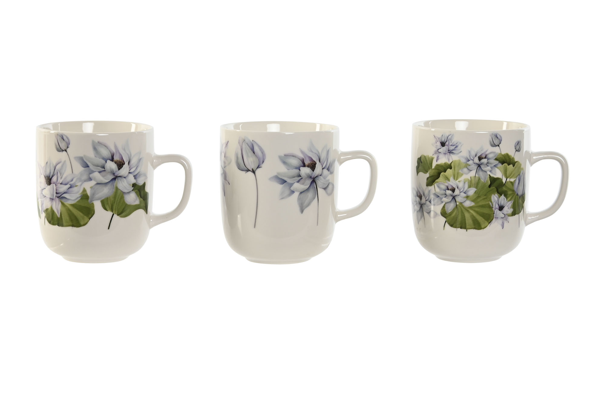 MUG PORCELANA 12X8,5X10 380ML, 3 SURT.