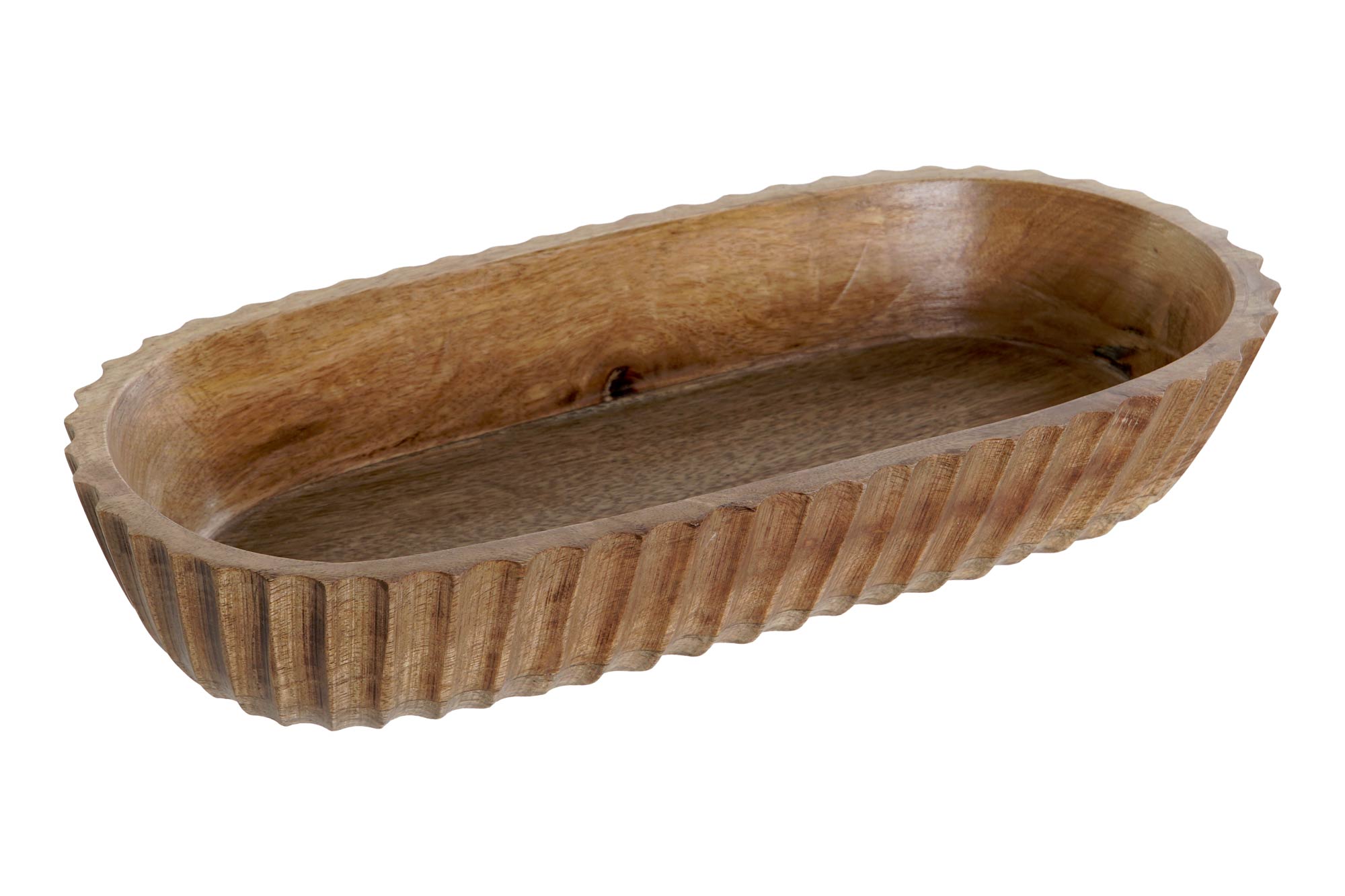 CENTRO MESA MANGO 31X15X5 NATURAL