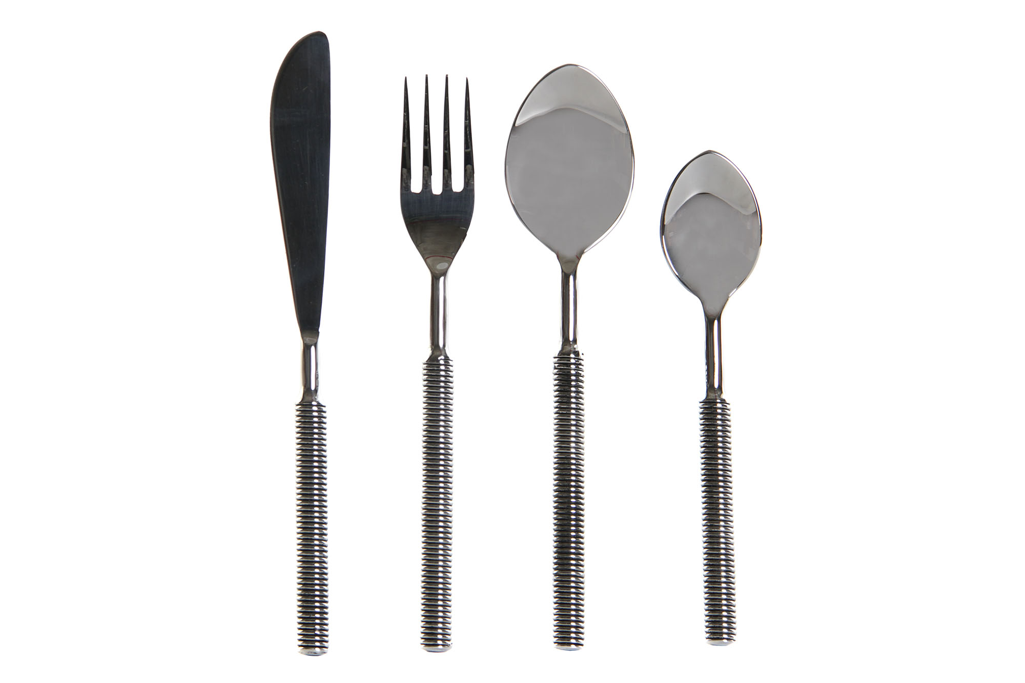 CUBERTERIA SET 16 INOX 4,5X2X21,5 PLATEADO