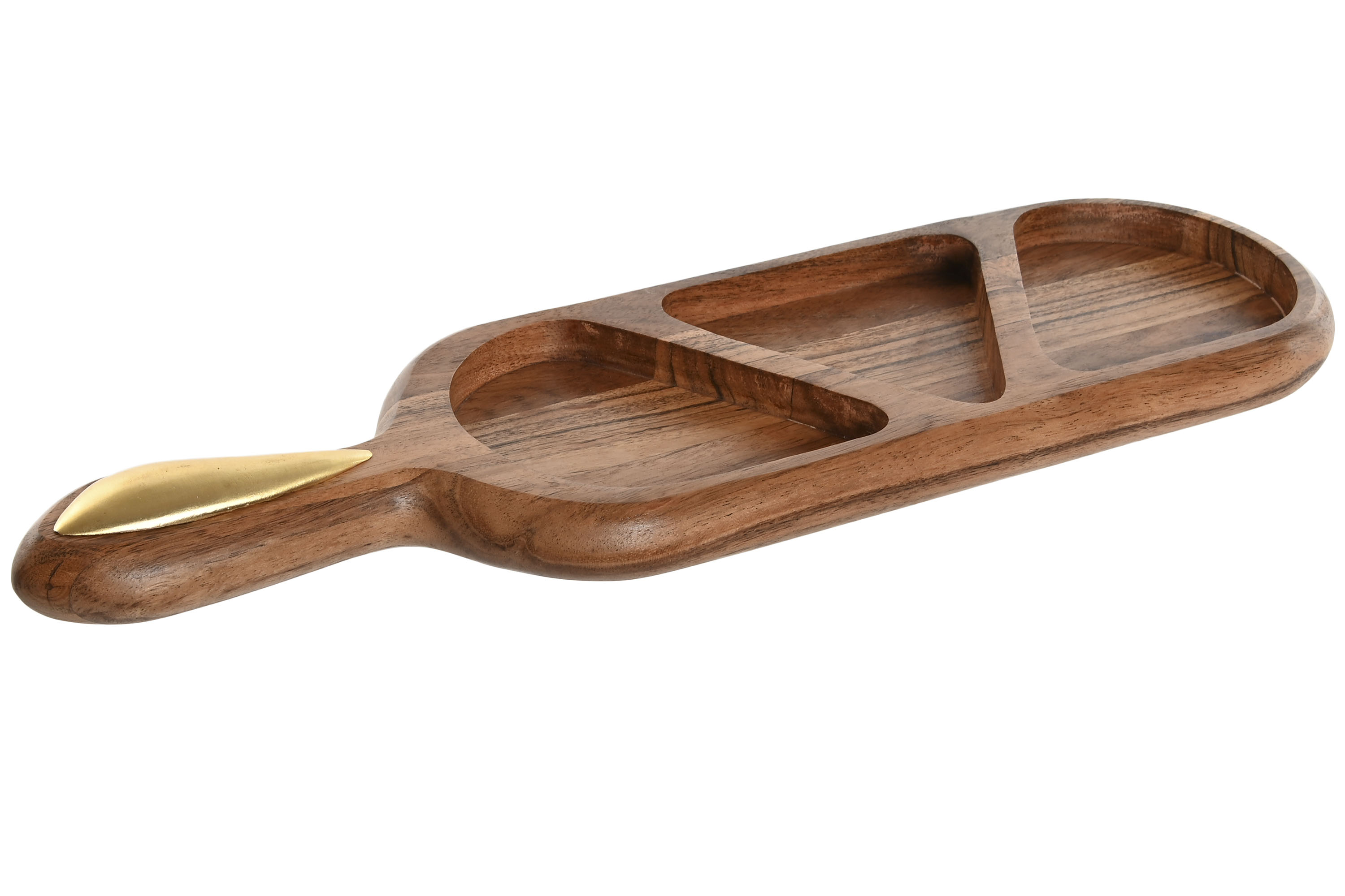 BANDEJA ACACIA INOX 46X13,5X2,5 APERITIVO NATURAL