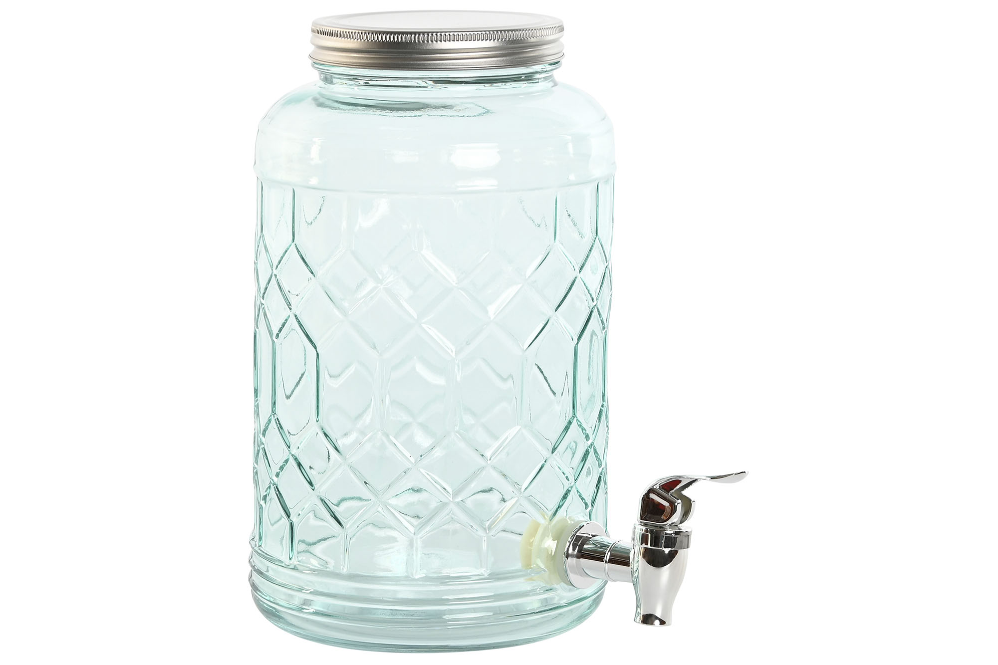 DISPENSADOR BEBIDAS CRISTAL INOX 16X21X26 3,6L