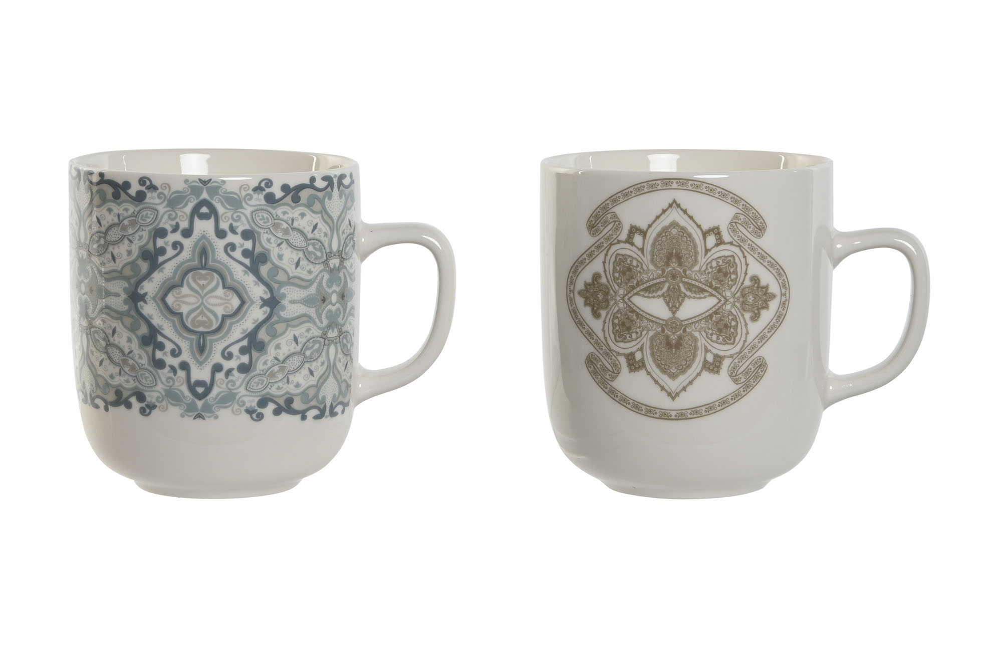 MUG PORCELANA 12X8,5X10 380ML, DELHI 2 SURT.