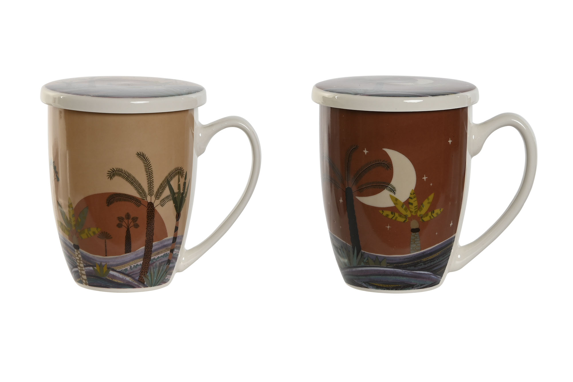 MUG INFUSIONES PORCELANA 12X9X11 380ML, 2 SURT.