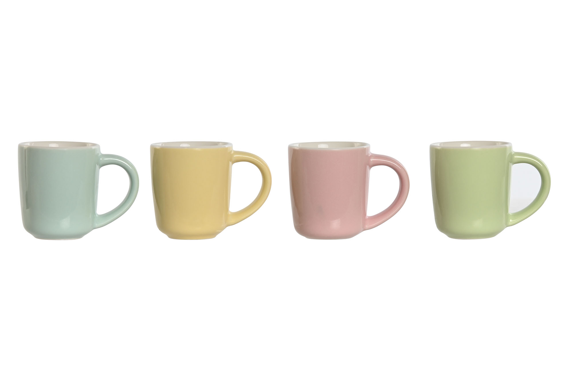 CAFE SET 4 PORCELANA NEW BONE 6X5,6X6,2 90ML