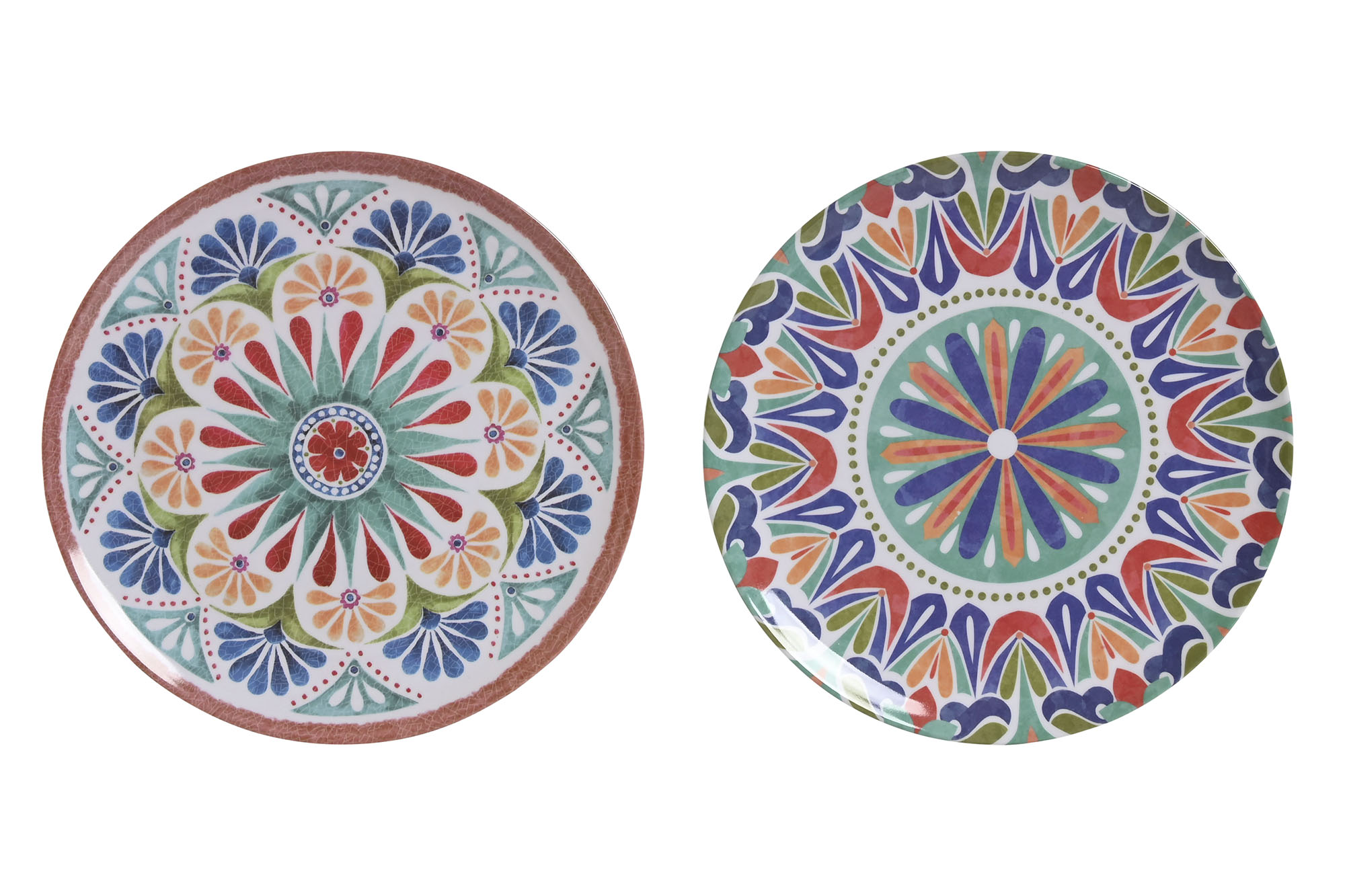 PLATO MELAMINA 20X20X1 MANDALA 2 SURT.