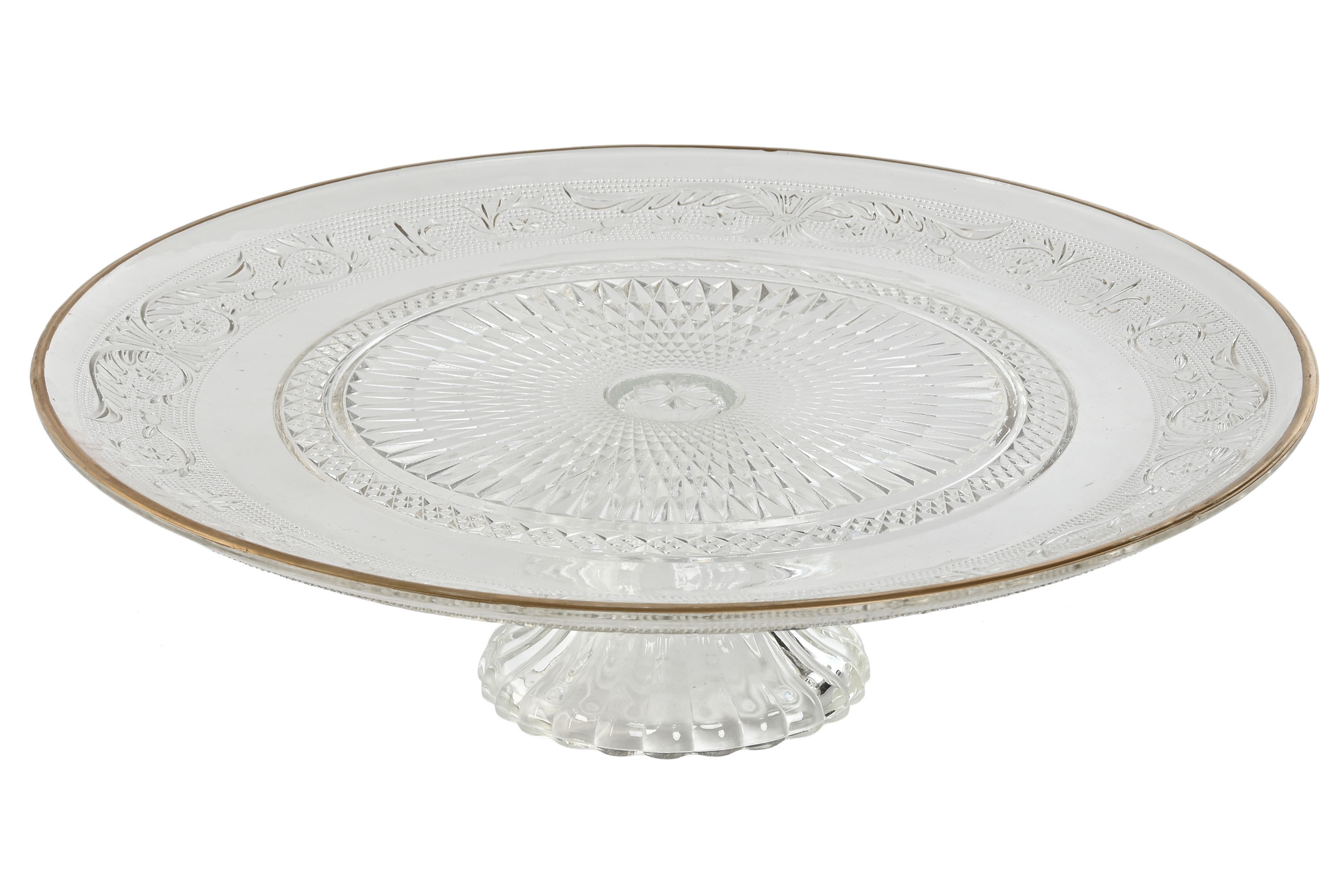 PLATO CRISTAL 32,5X32,5X9,5 TRANSPARENTE