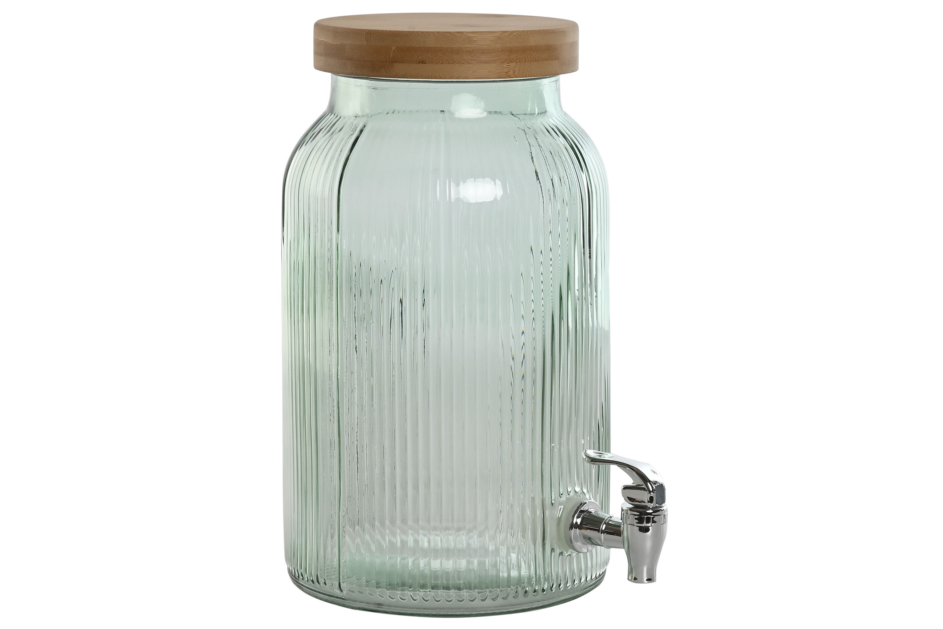 DISPENSADOR BEBIDAS CRISTAL BAMBU 18X18X31 5,5L