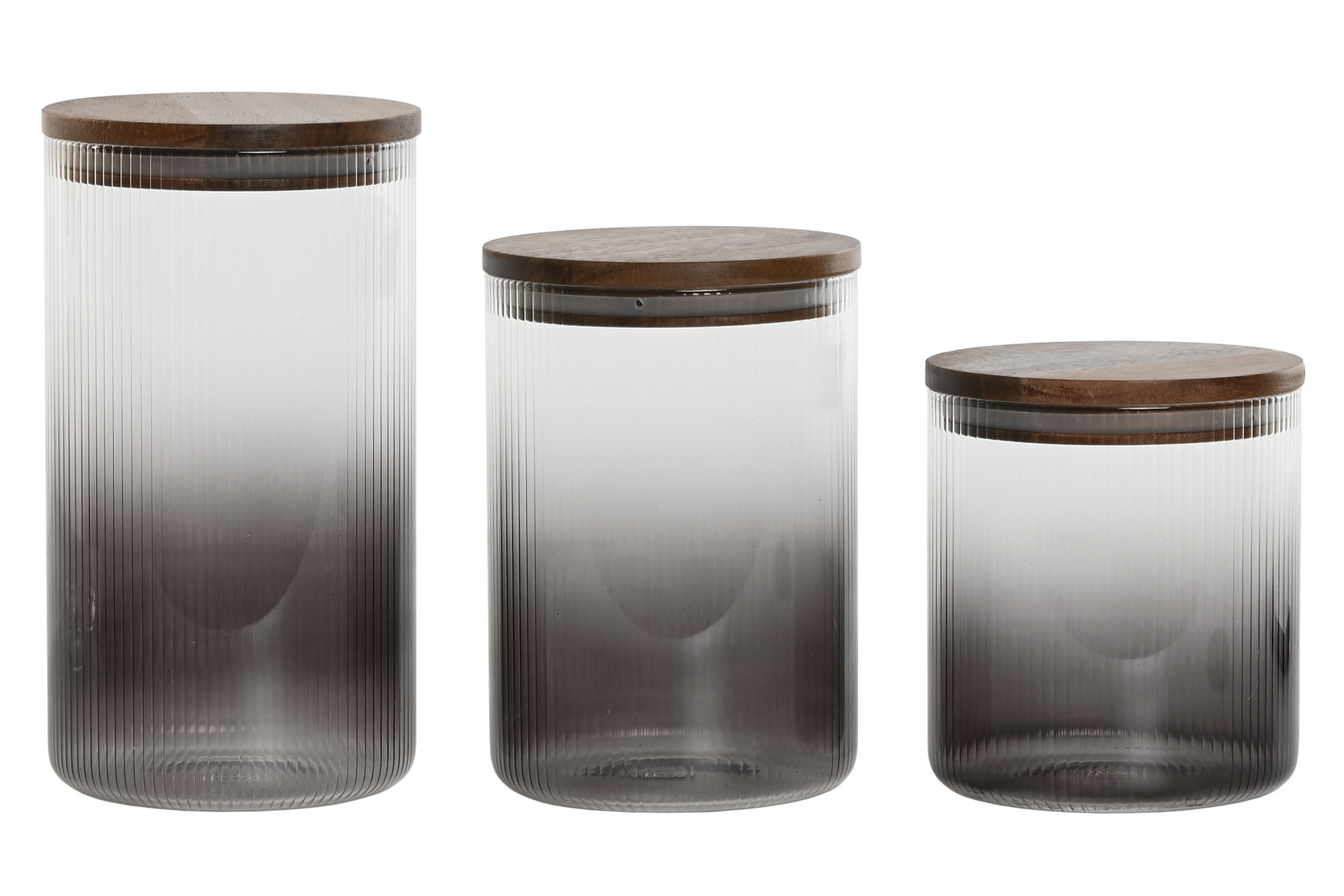 BOTE SET 3 BOROSILICATO 11X11X20 1,5L 1.2L 900ML