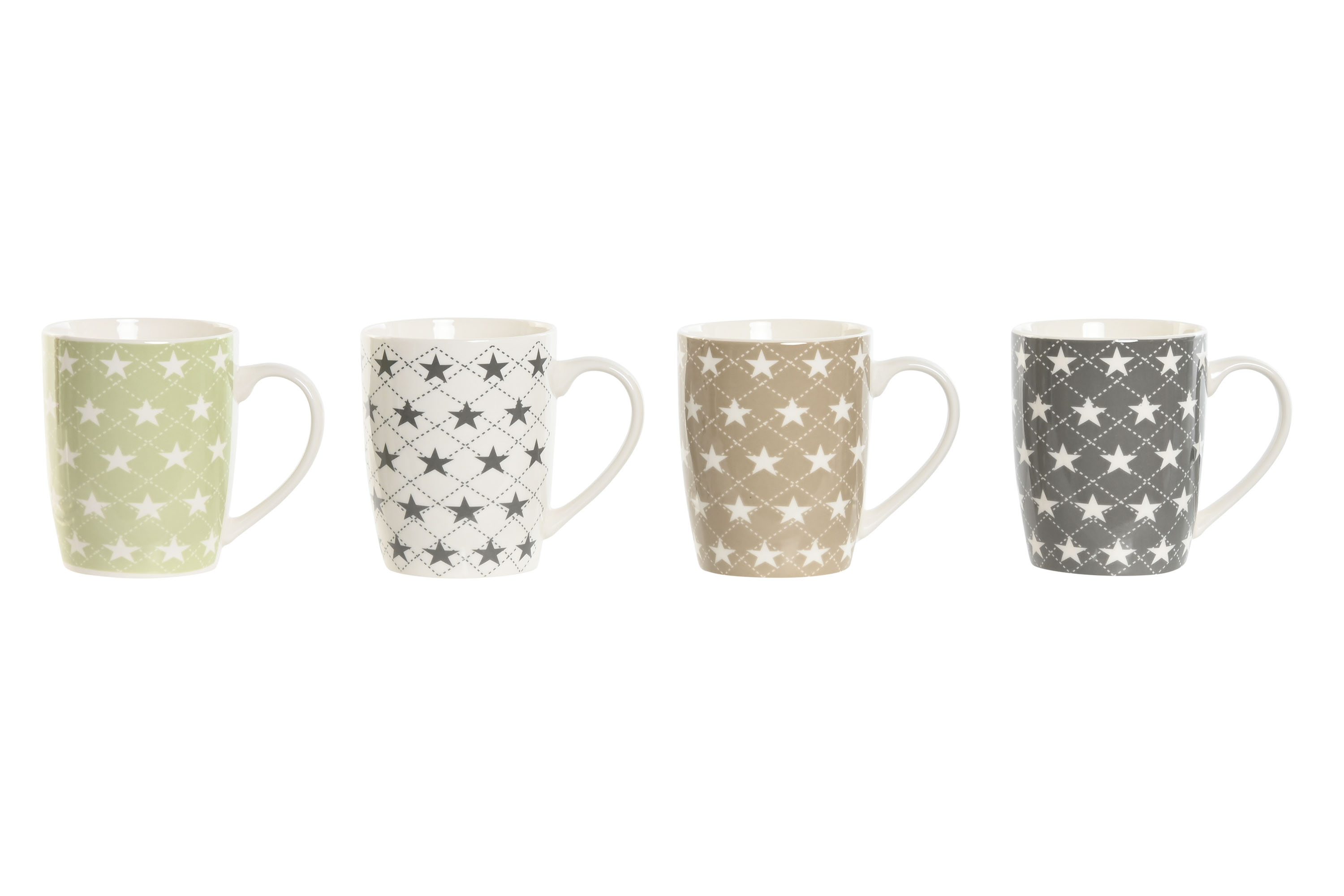 MUG NEW BONE 10,5X8,5X10,5 340ML ESTRELLA 4 SURT.