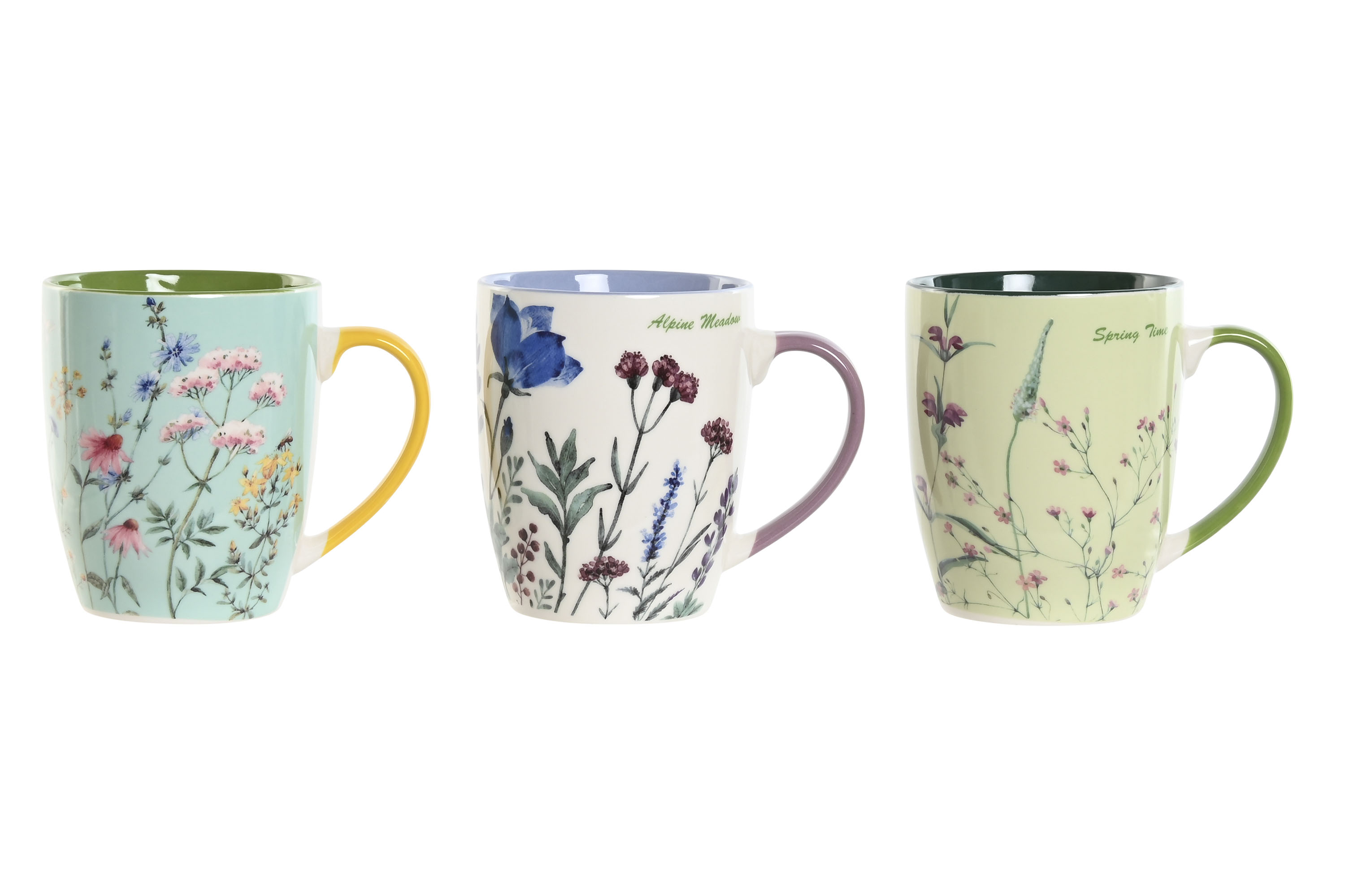 MUG NEW BONE 10X8,5X10,2 330ML BOTANICO 3 SURT.