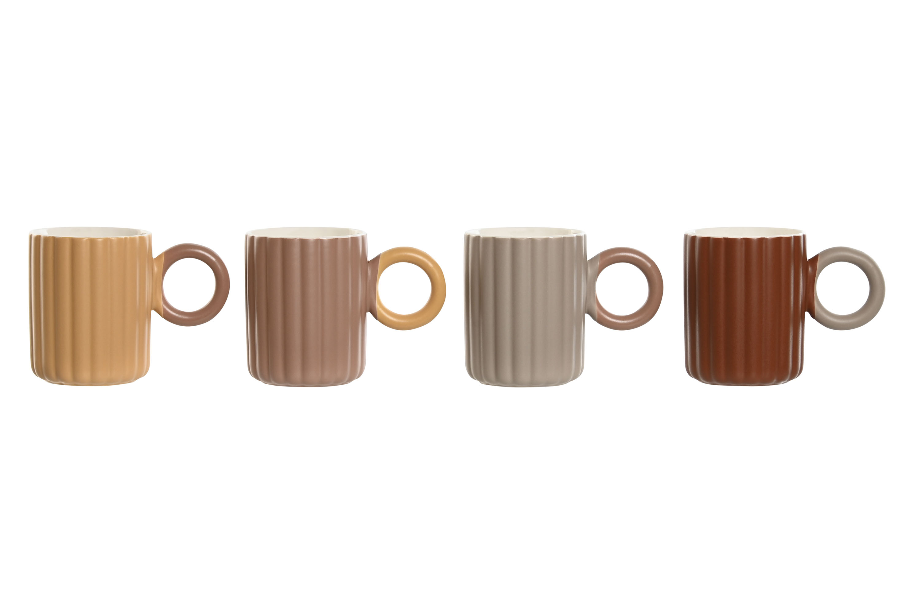 MUG PORCELANA NEW BONE 14X8X10,3 375ML, 4 SURT.