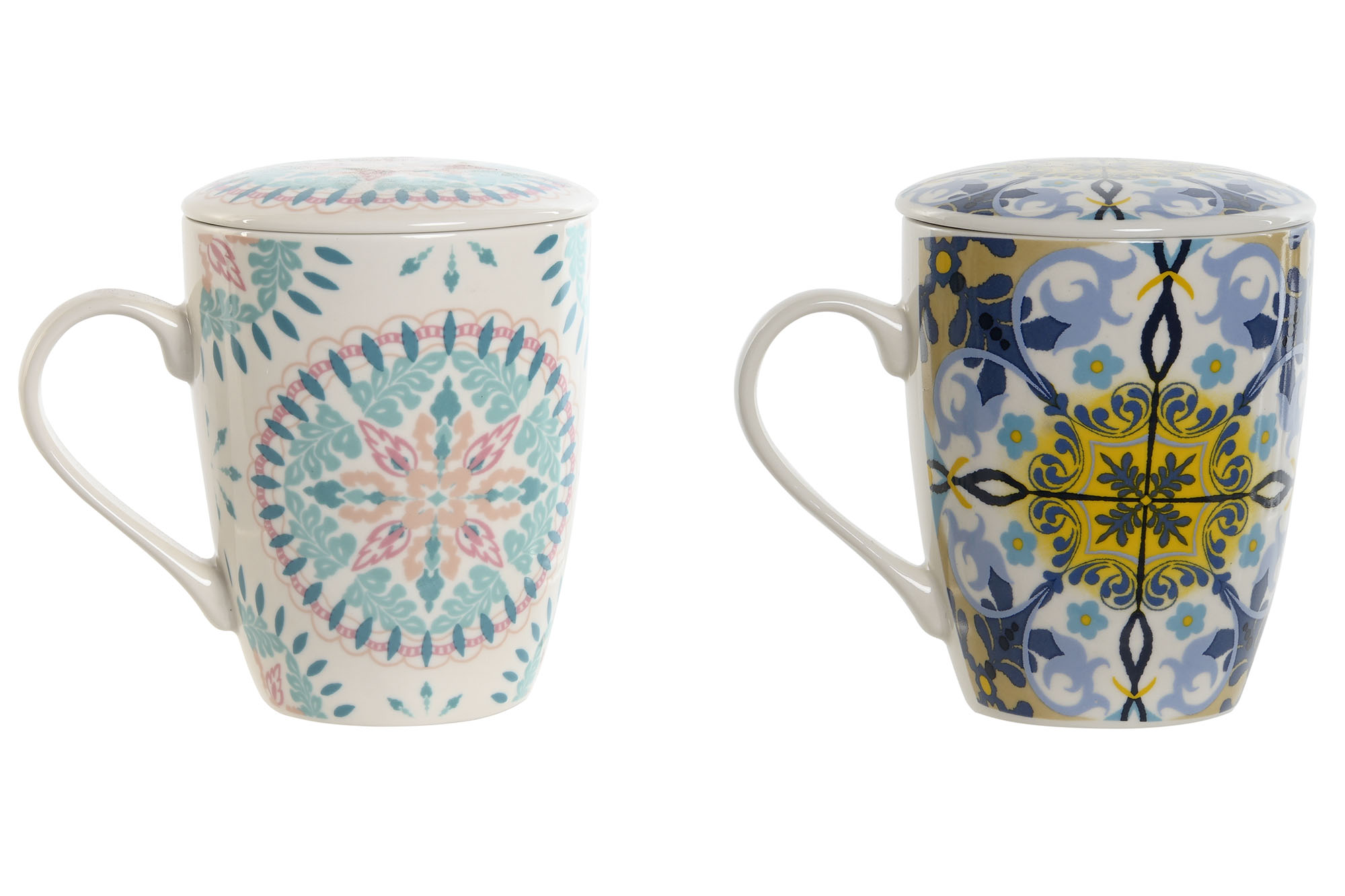 MUG INFUSIONES PORCELANA 8,3X6X10,5 340ML CAJA REG
