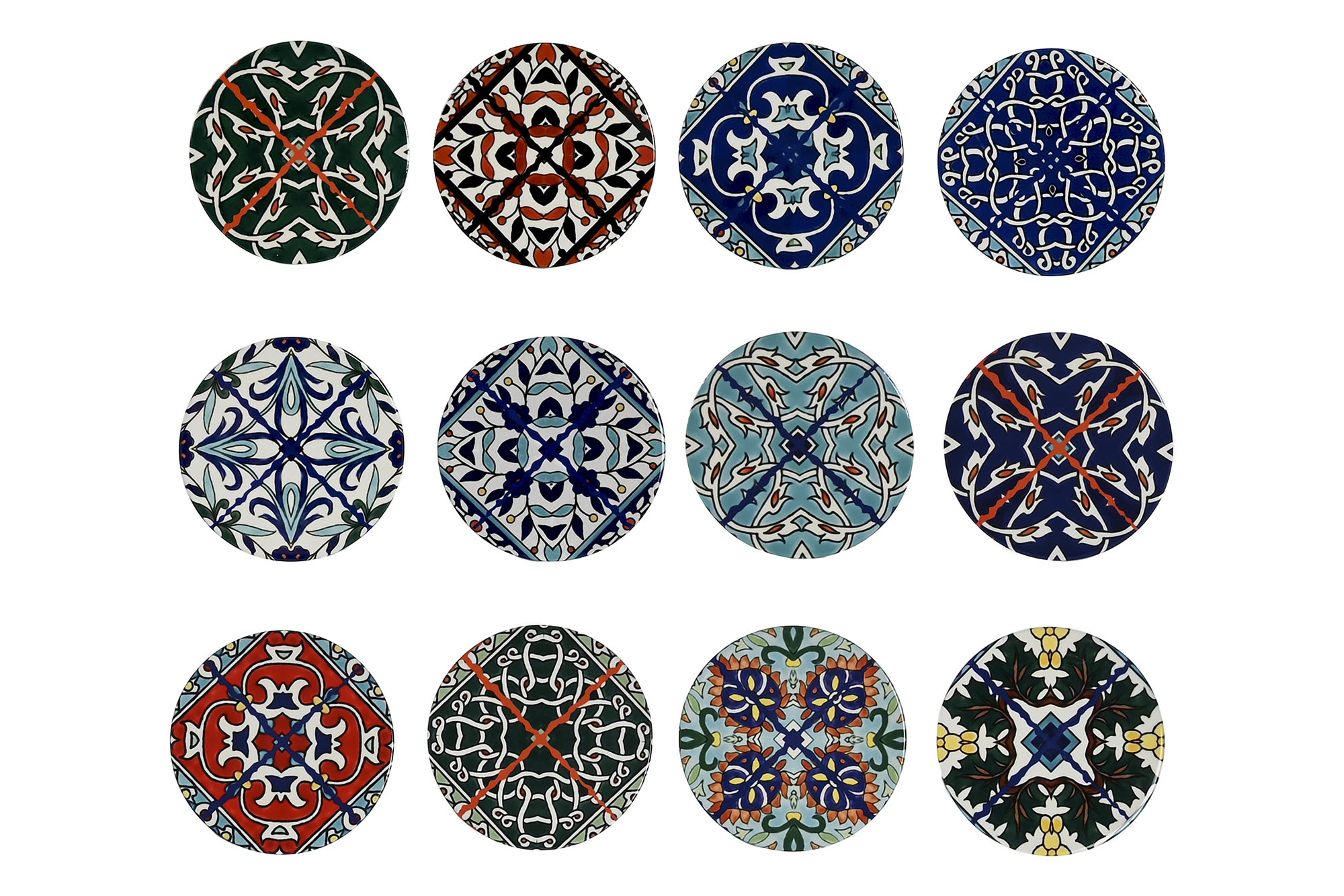 POSAVASOS DOLOMITE 10,8X10,8X0,7 AZULEJOS 12 SURT.