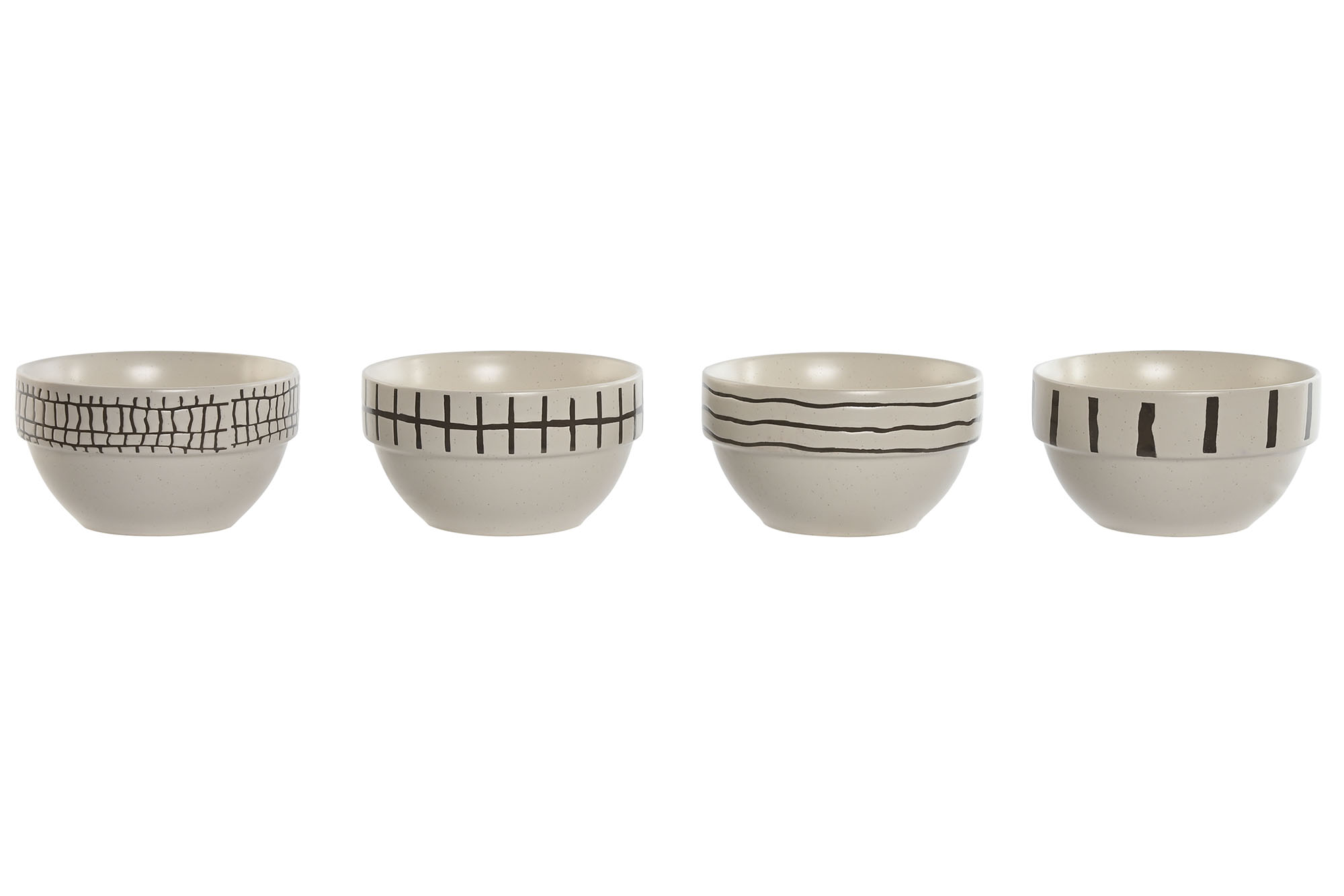 BOL GRES 14X14X8 720ML MODERNO RELIEVE 4 SURT.