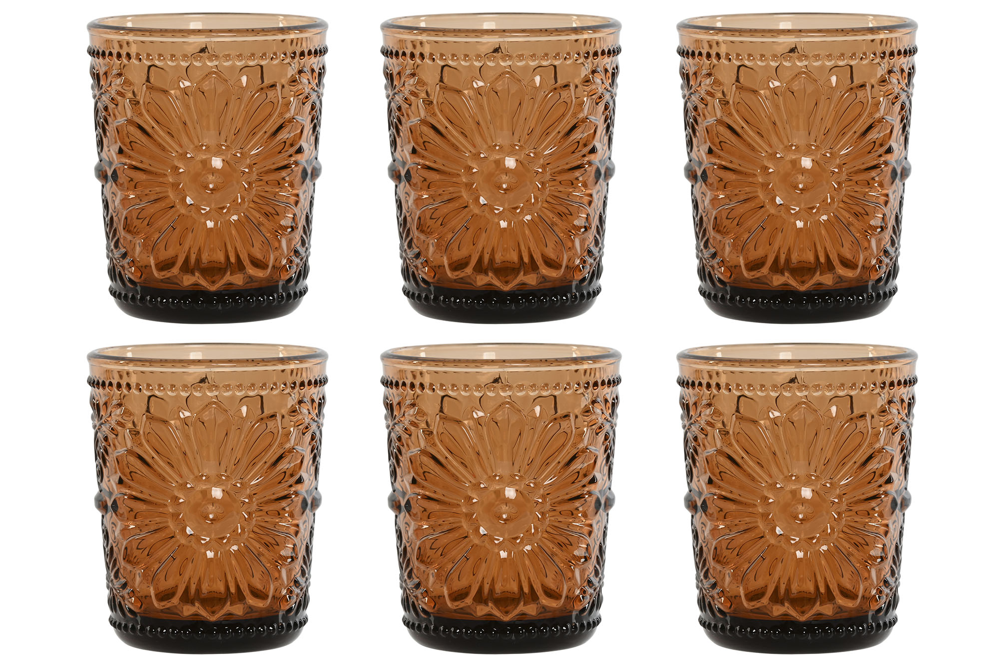 VASO SET 6 CRISTAL 8,5X8,5X10,5 310ML MARGARITA