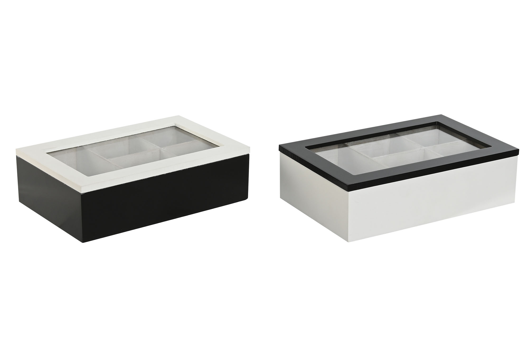 CAJA INFUSIONES MDF CRISTAL 23X15X6,5 2 SURT.