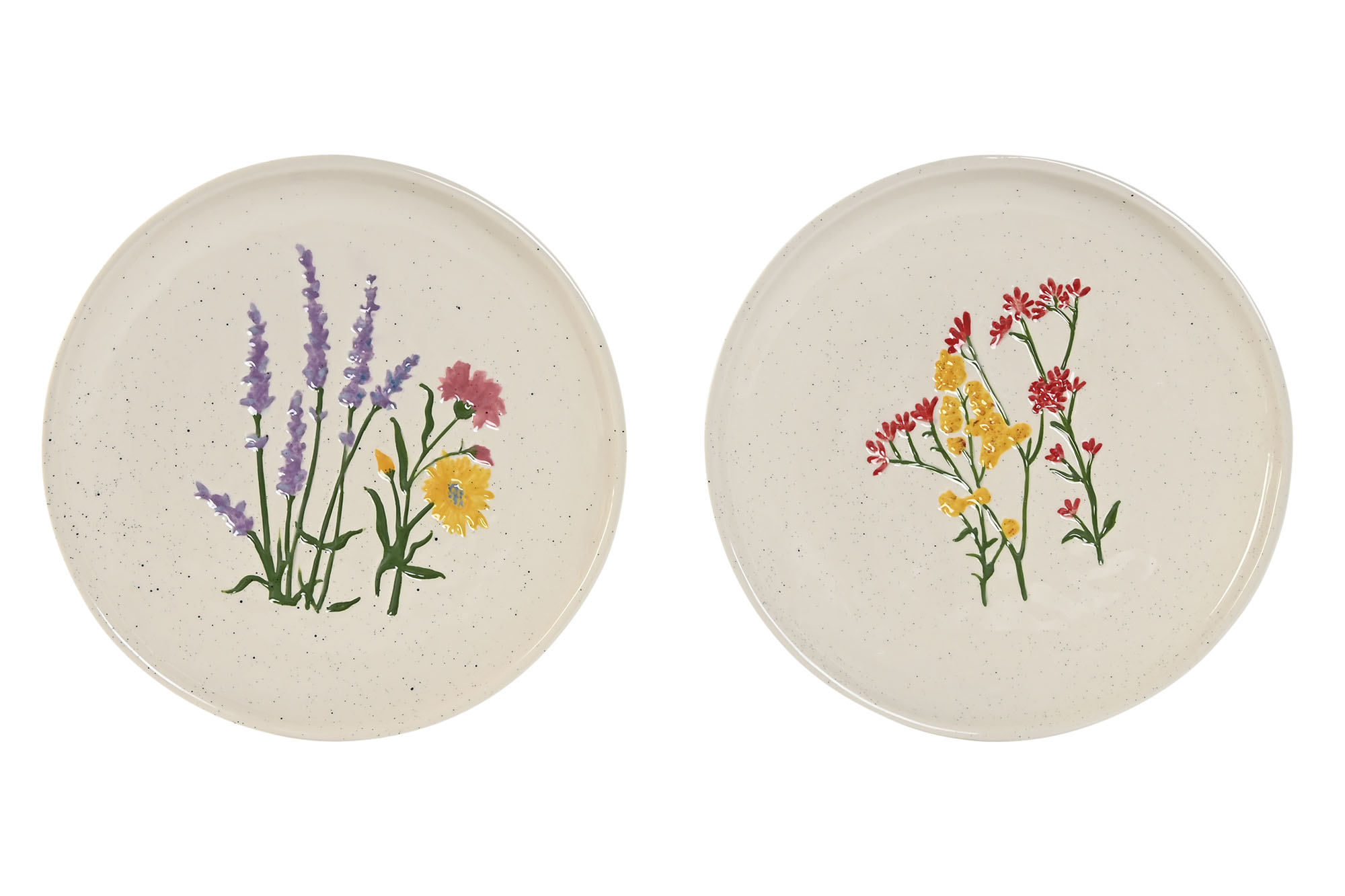PLATO PORCELANA 20X20X2 FLORES 2 SURT.