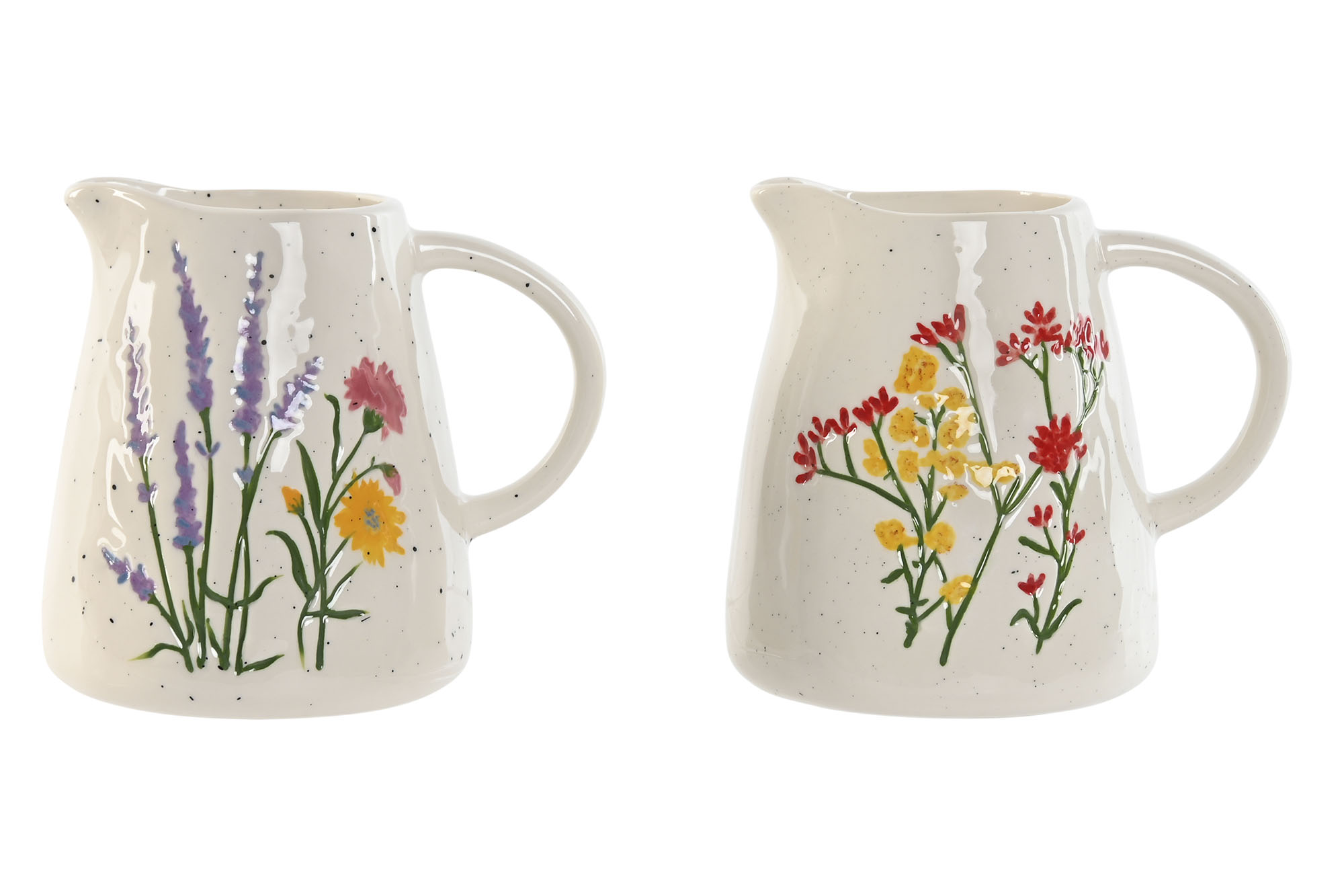 LECHERA PORCELANA 12X9X10,6 330ml FLORES 2 SURT.