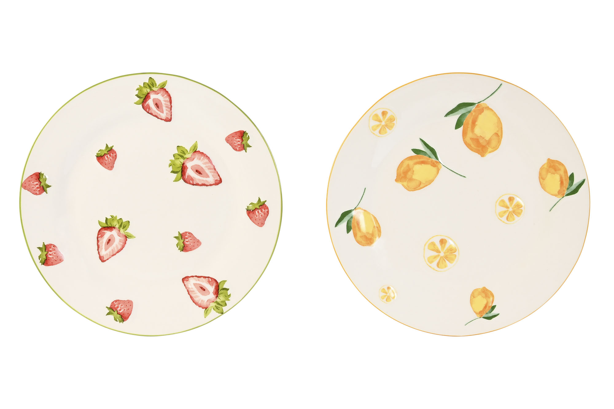PLATO PORCELANA 20X20X2 FRUTA 3D 2 SURT.