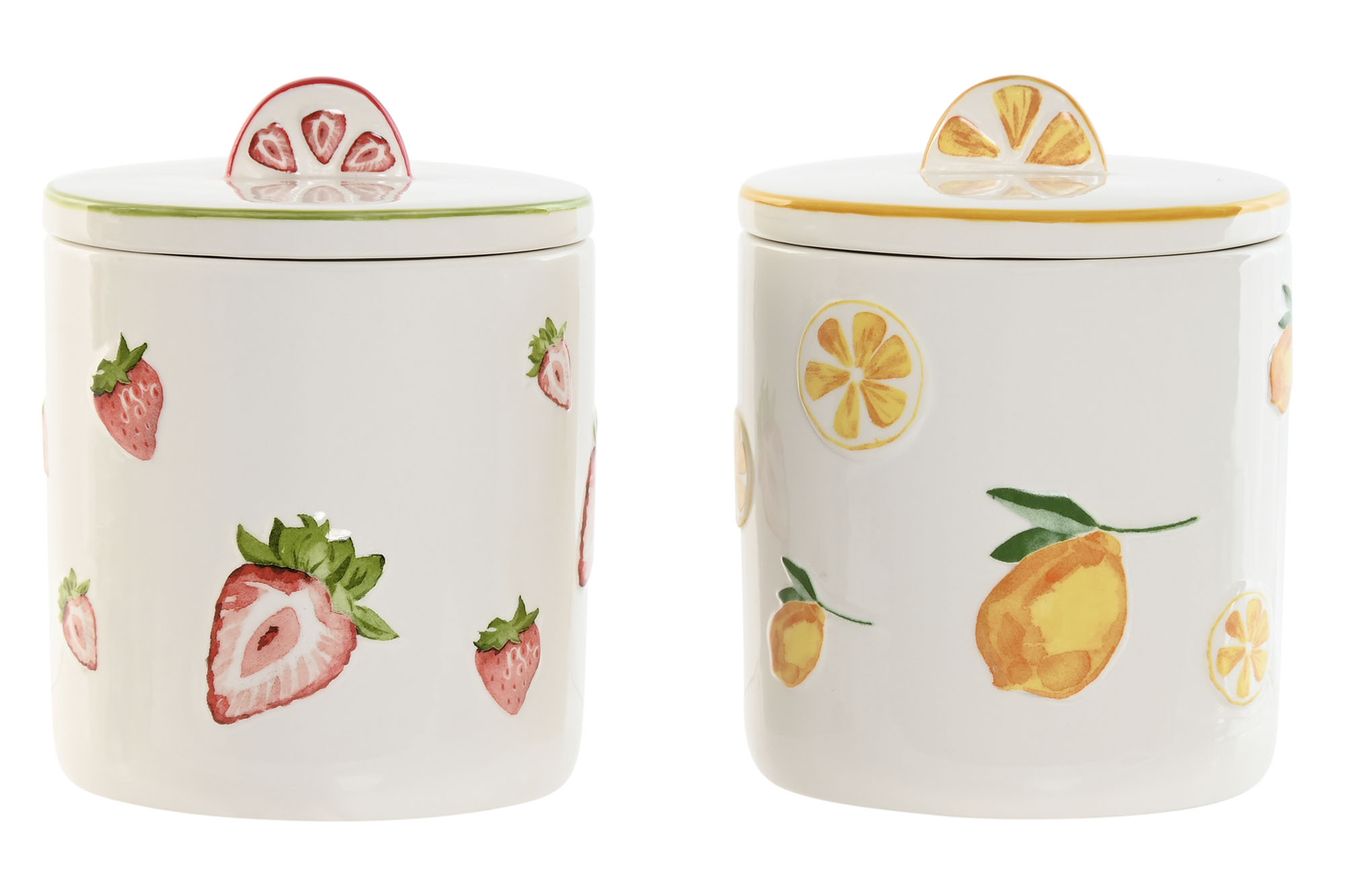 BOTE PORCELANA 11,5X11,5X14,2 650ml FRUTA 2 SURT.