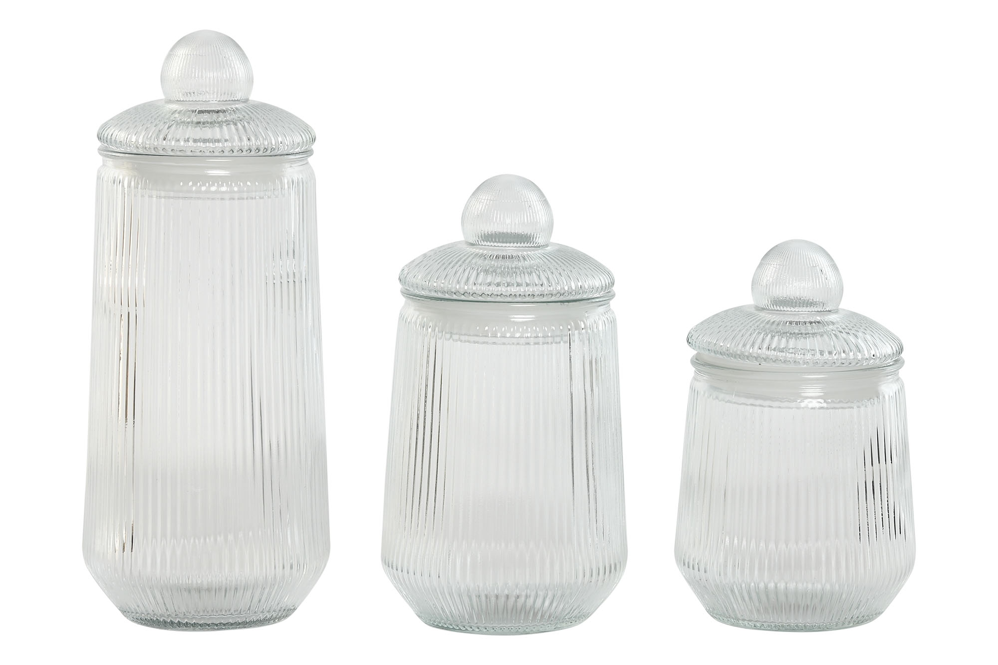 BOTE SET 3 CRISTAL 11,2X11,2X26,6 1,4L/900ML/650ML