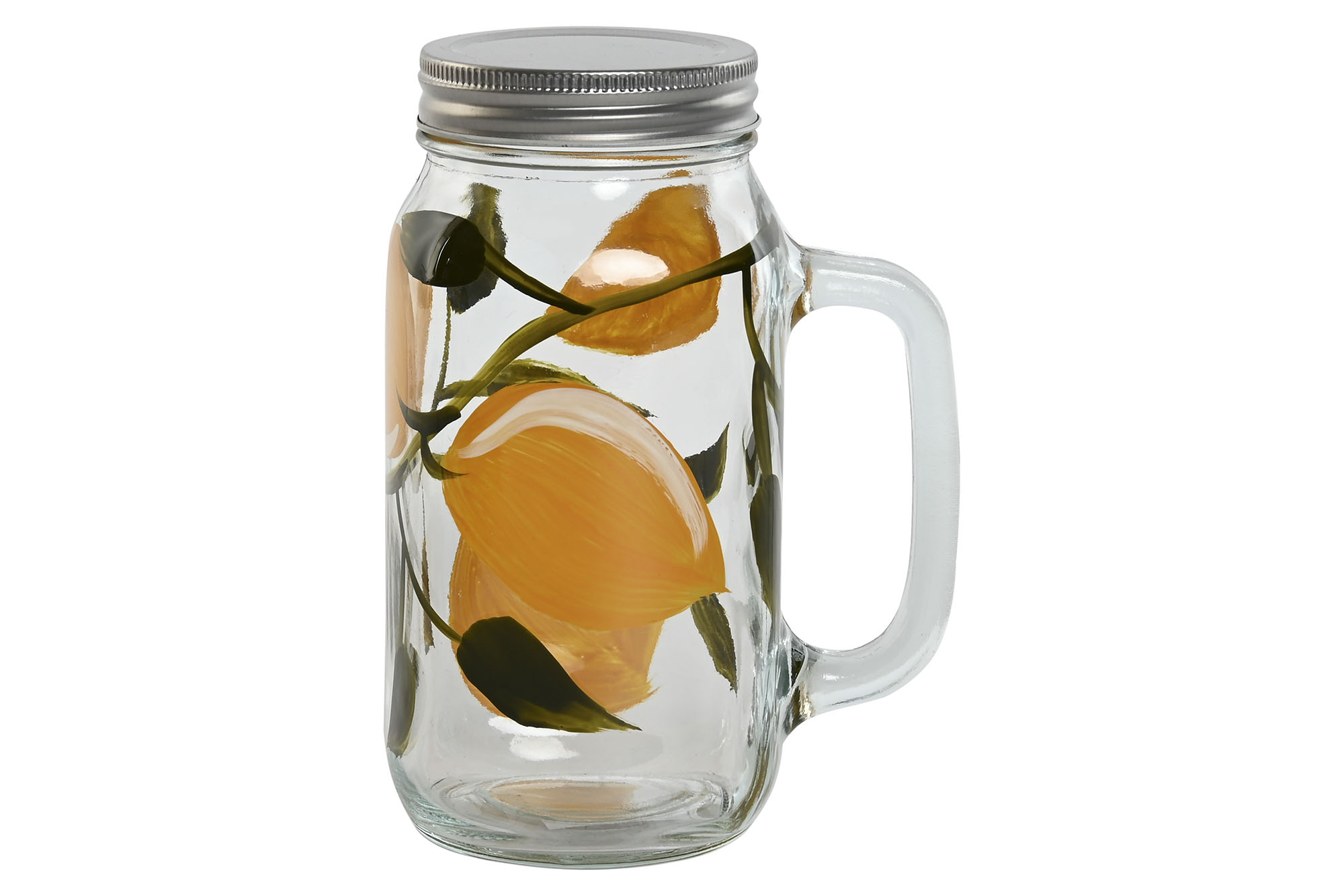 MUG CRISTAL INOX 12X8,5X17 650ML LIMONES IMPRESO
