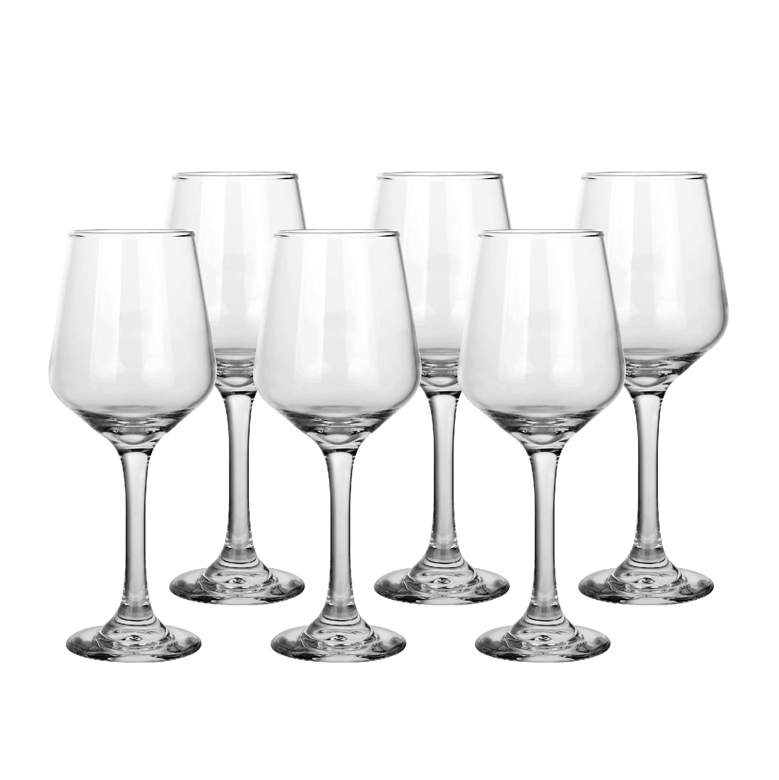 COPA SET 6 CRISTAL 7X7X22 410ML VINO TINTO
